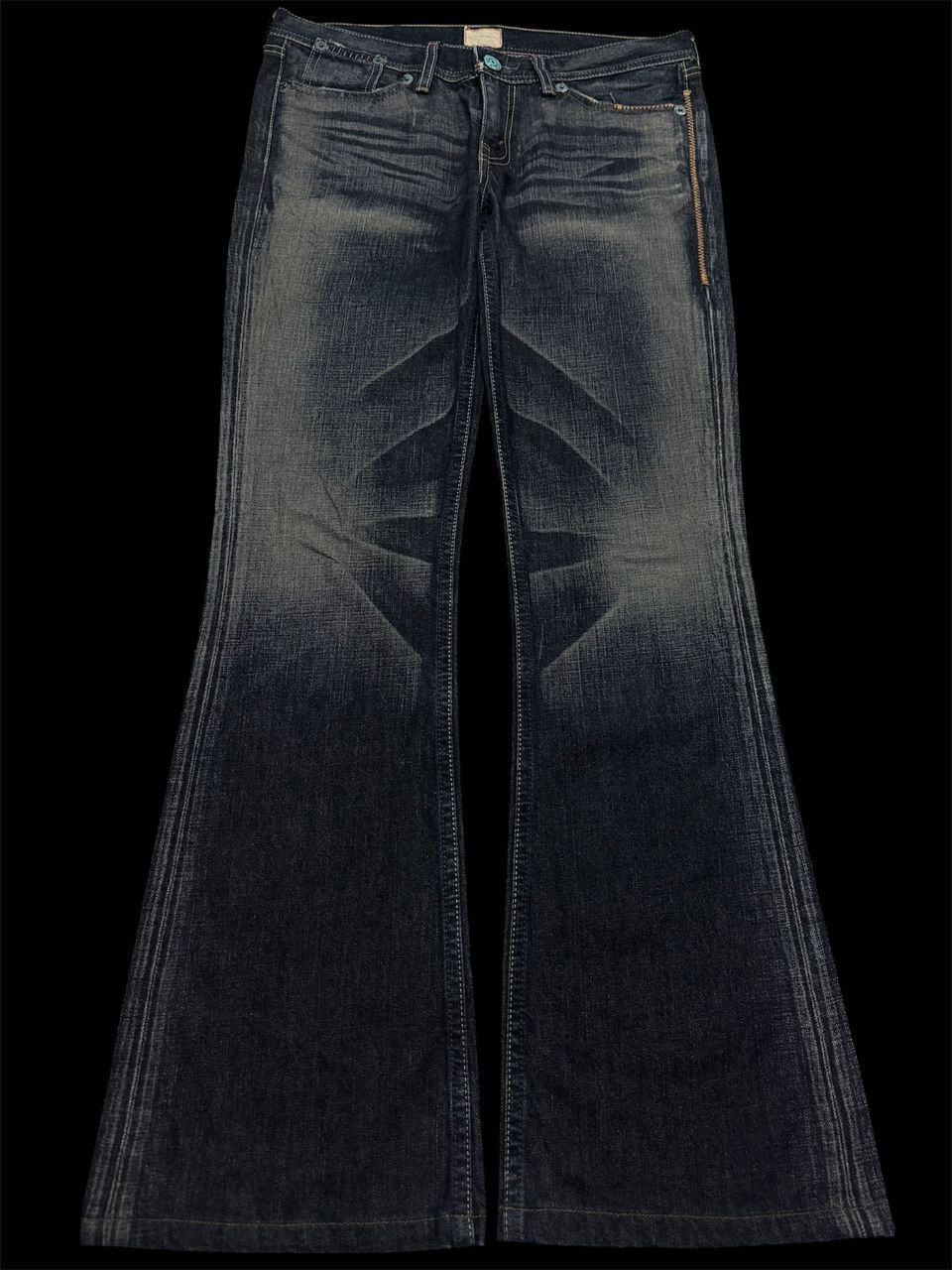 If Six Was Nine Bell Bottom💥90s Levi’s RedLoop Sick Whisker Rusty Bootcut Size US 30 / EU 46 - 2 Thumbnail