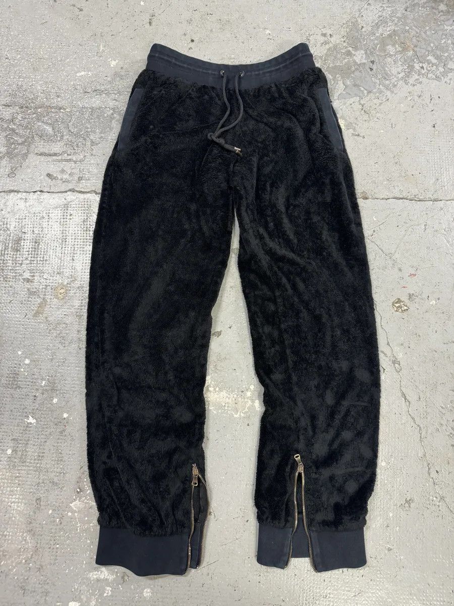 Dolce & Gabbana AW2010 Dolce & Gabbana Fleece Black Plushed Jogger Size US 32 / EU 48 - 5 Thumbnail