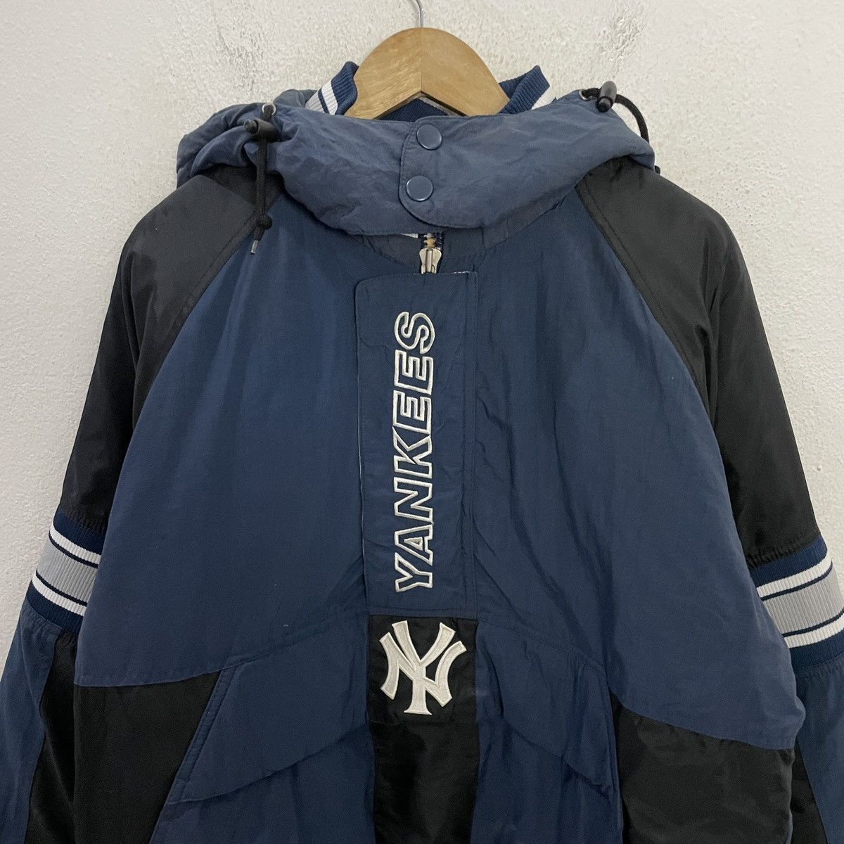 Starter Vintage Starter Yankees Club Baseball Jacket Size US XL / EU 56 / 4 - 4 Thumbnail