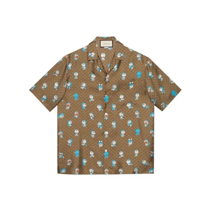 Gucci Gucci Doraemon Printed Short Sleeve Shirt Size US M / EU 48-50 / 2 - 1 Thumbnail