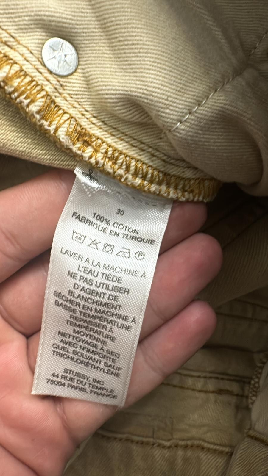 Stussy Stussy Classic Jean Sand Size 30 Size US 30 / EU 46 - 5 Thumbnail