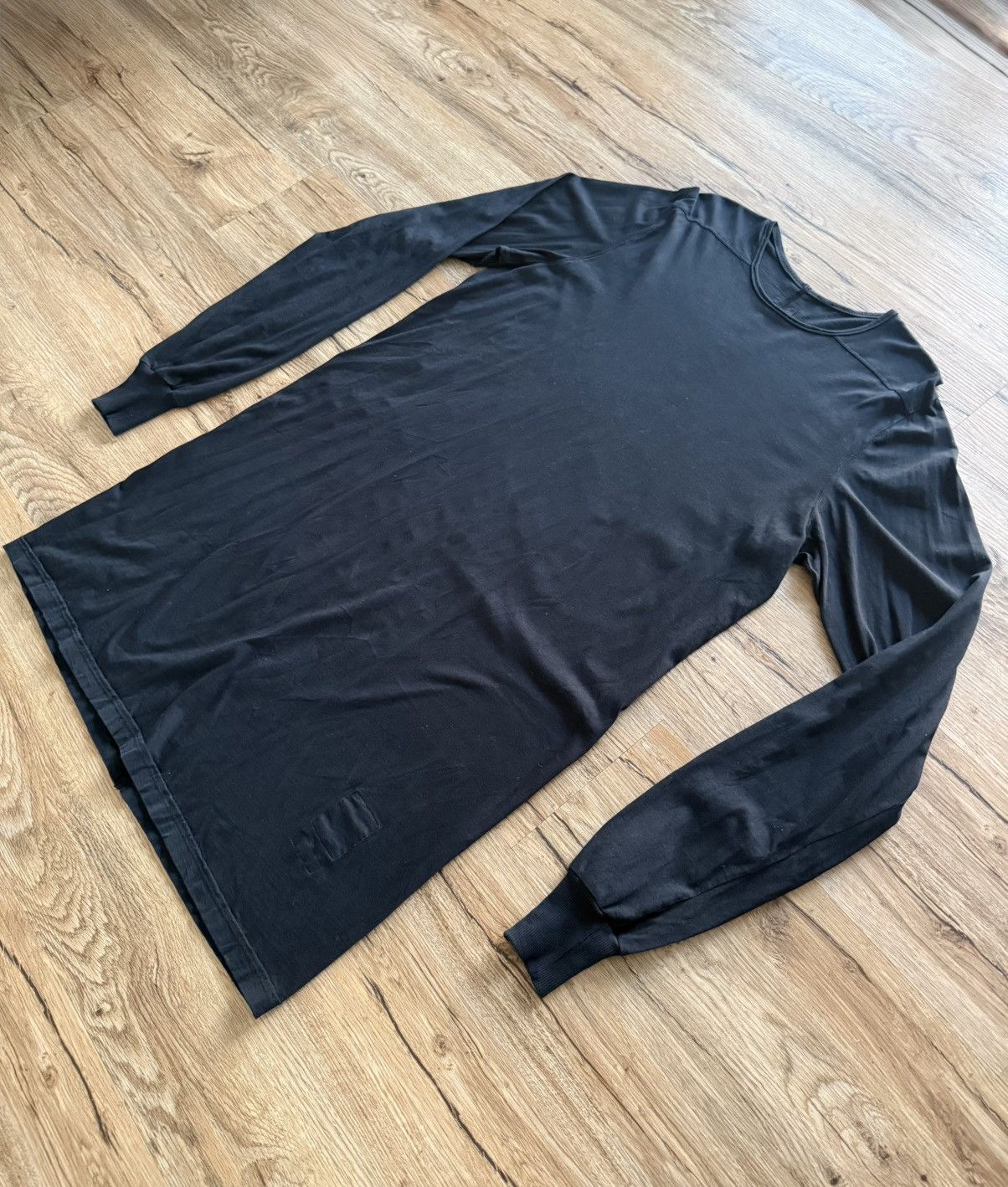 Rick Owens Rick Owens Level Long Sleeve – Black Size US XL / EU 56 / 4 - 17 Thumbnail