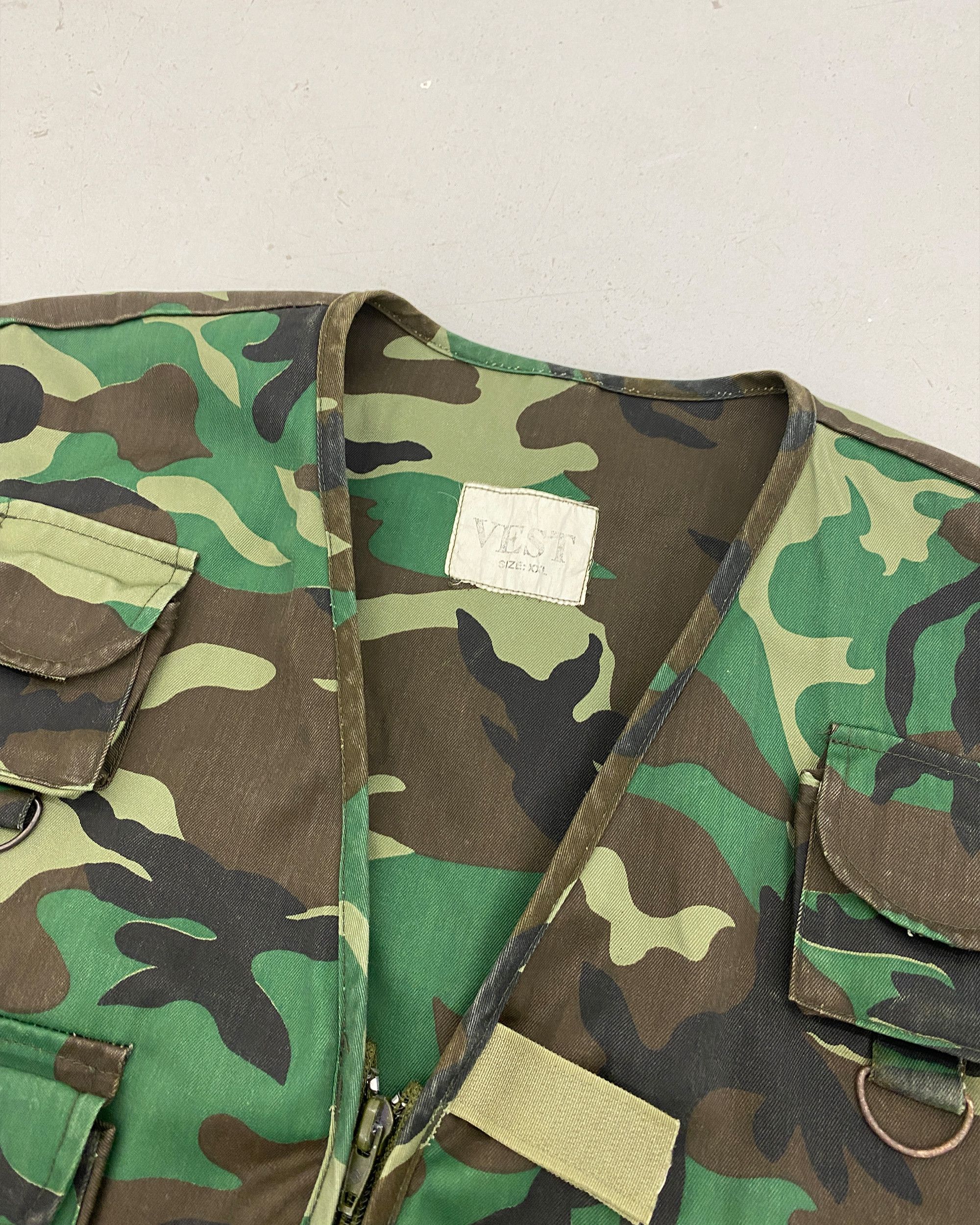 Vintage 1990s Camo USA Vest Size US XXL / EU 58 / 5 - 3 Thumbnail