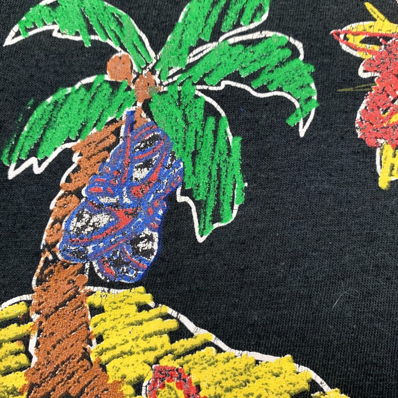 Nike Nike Vintage Men's T-Shirt Black Palm Tree Beach Sandals Summer 80s 90s Graphics Size US M / EU 48-50 / 2 - 4 Thumbnail