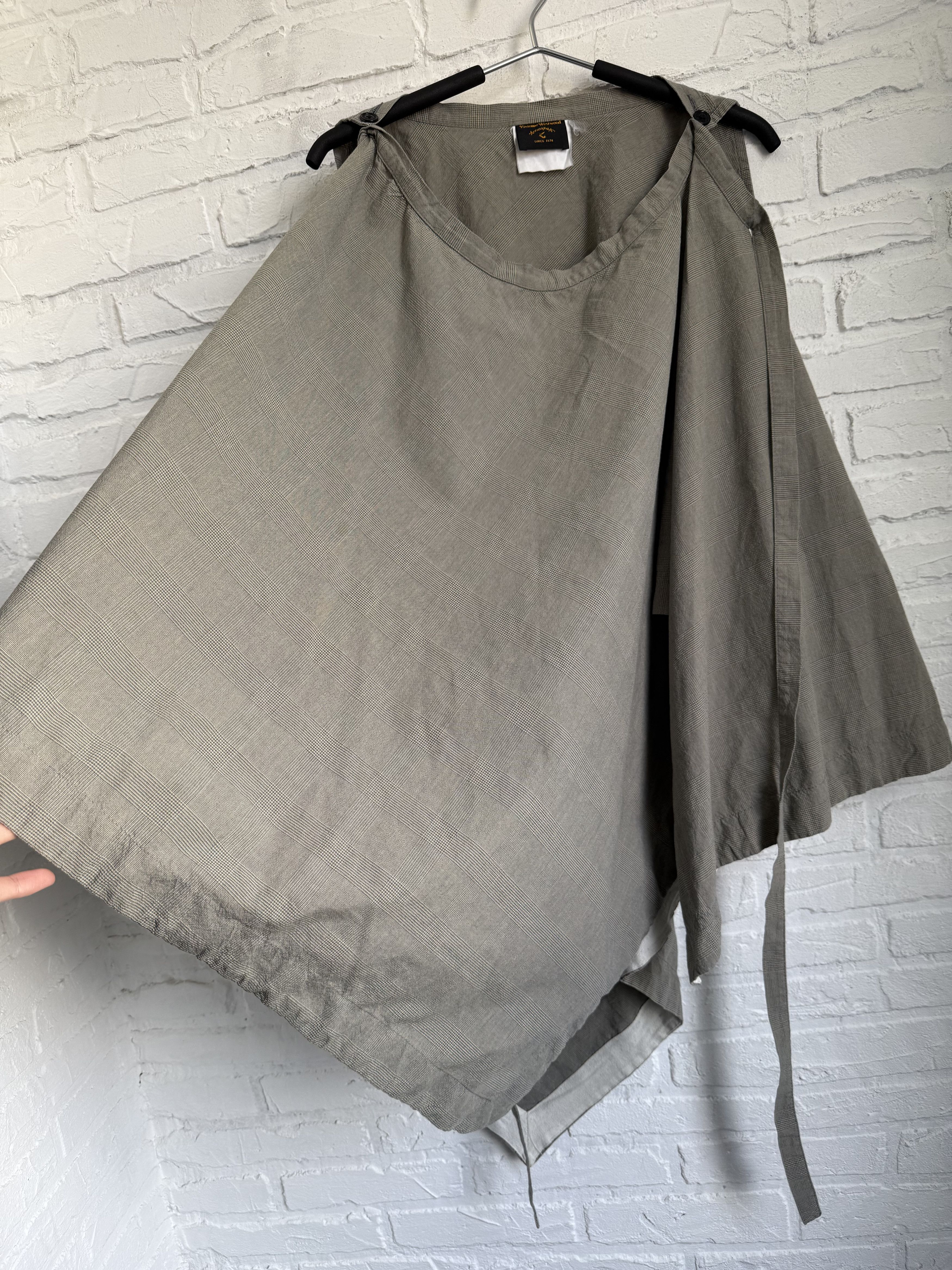 Vivienne Westwood RARE Vivienne Westwood Anglomania Asymmetric Draped Dress Size M / US 6-8 / IT 42-44 - 8 Thumbnail