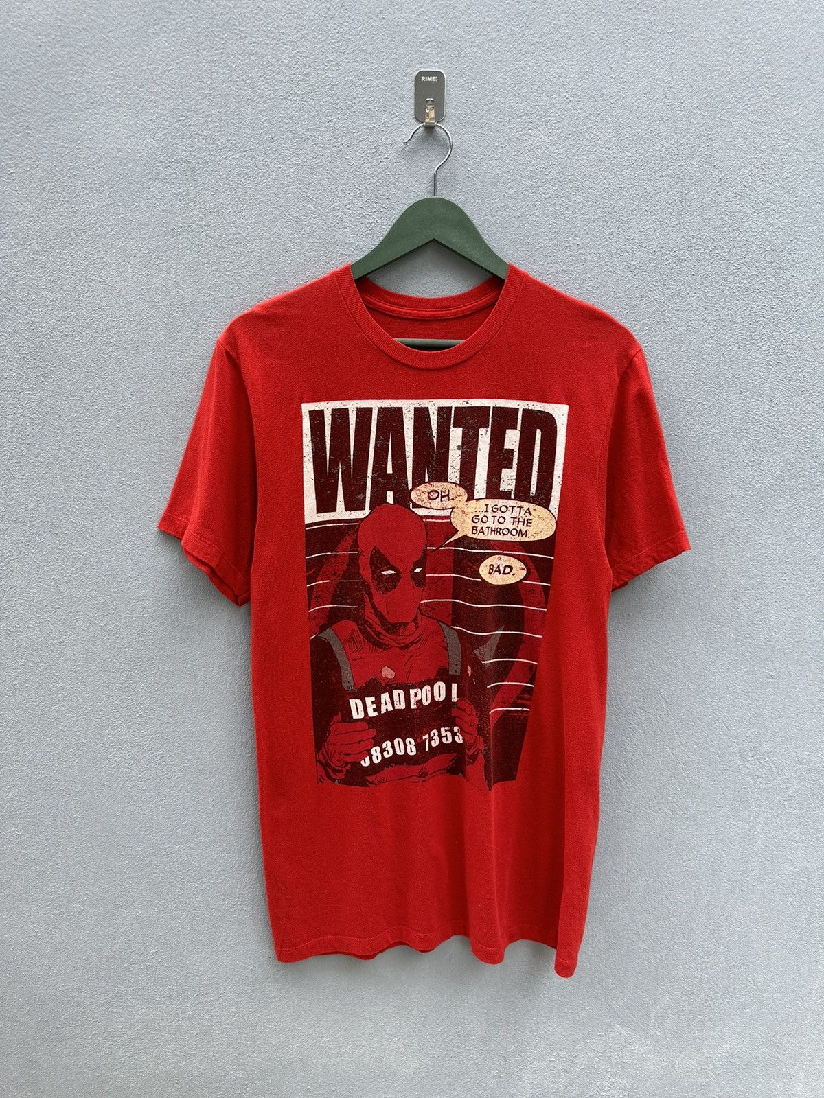 Wanted Deadpool Marvel Y2K Tshirt A66