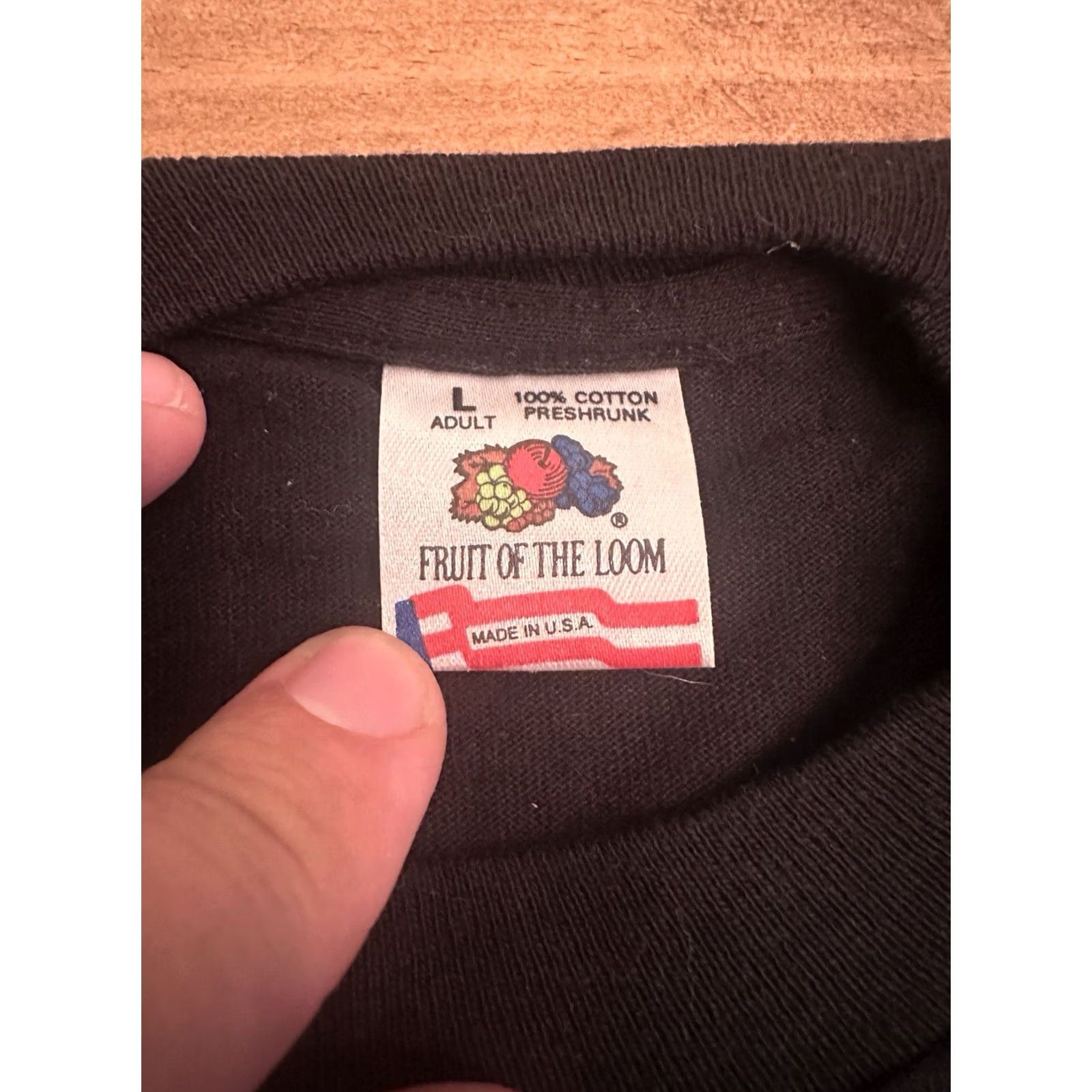 Vintage VINTAGE 1993 Hot August Nights Reno Men's T-Shirt Black L Car Show Single Stitch Mens Size US L / EU 52-54 / 3 - 3 Thumbnail