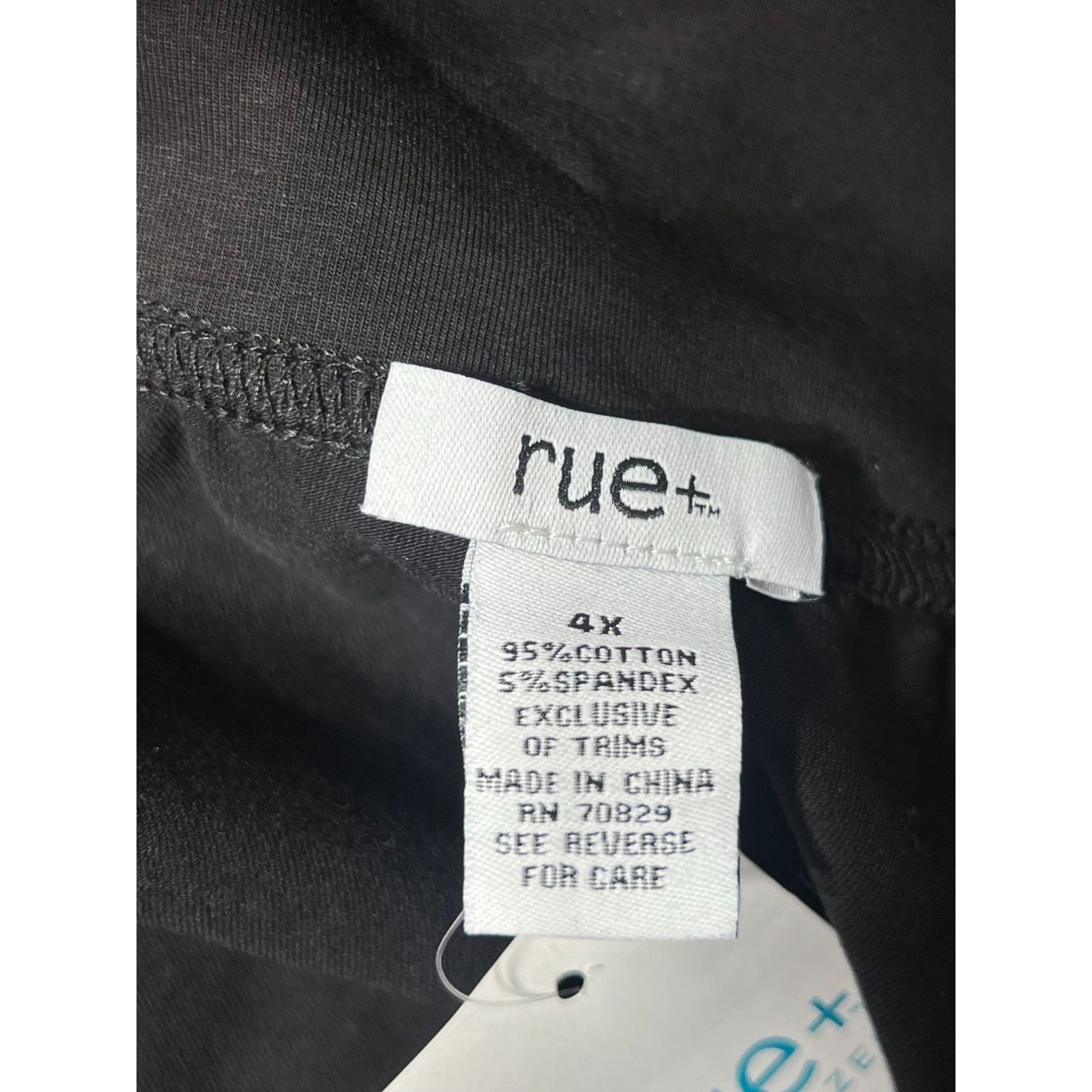 Other Rue + - Women's Stretch Flare Leg Pants - Black - 4X Size 42" / US 20 - 10 Thumbnail