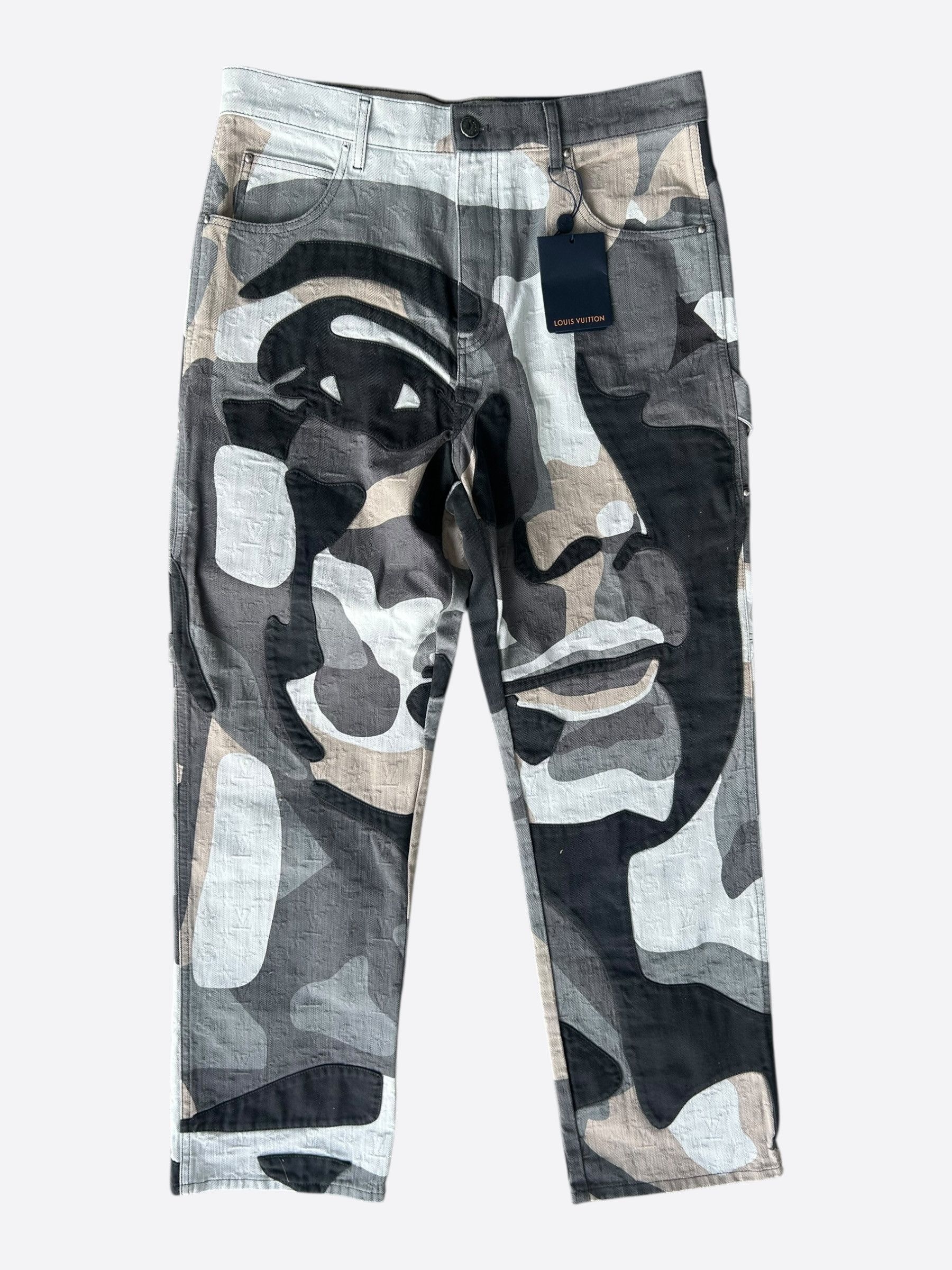 Louis Vuitton Louis Vuitton KidSuper Camouflage Monogram Face Pants Size US 34 / EU 50 - 1 Thumbnail