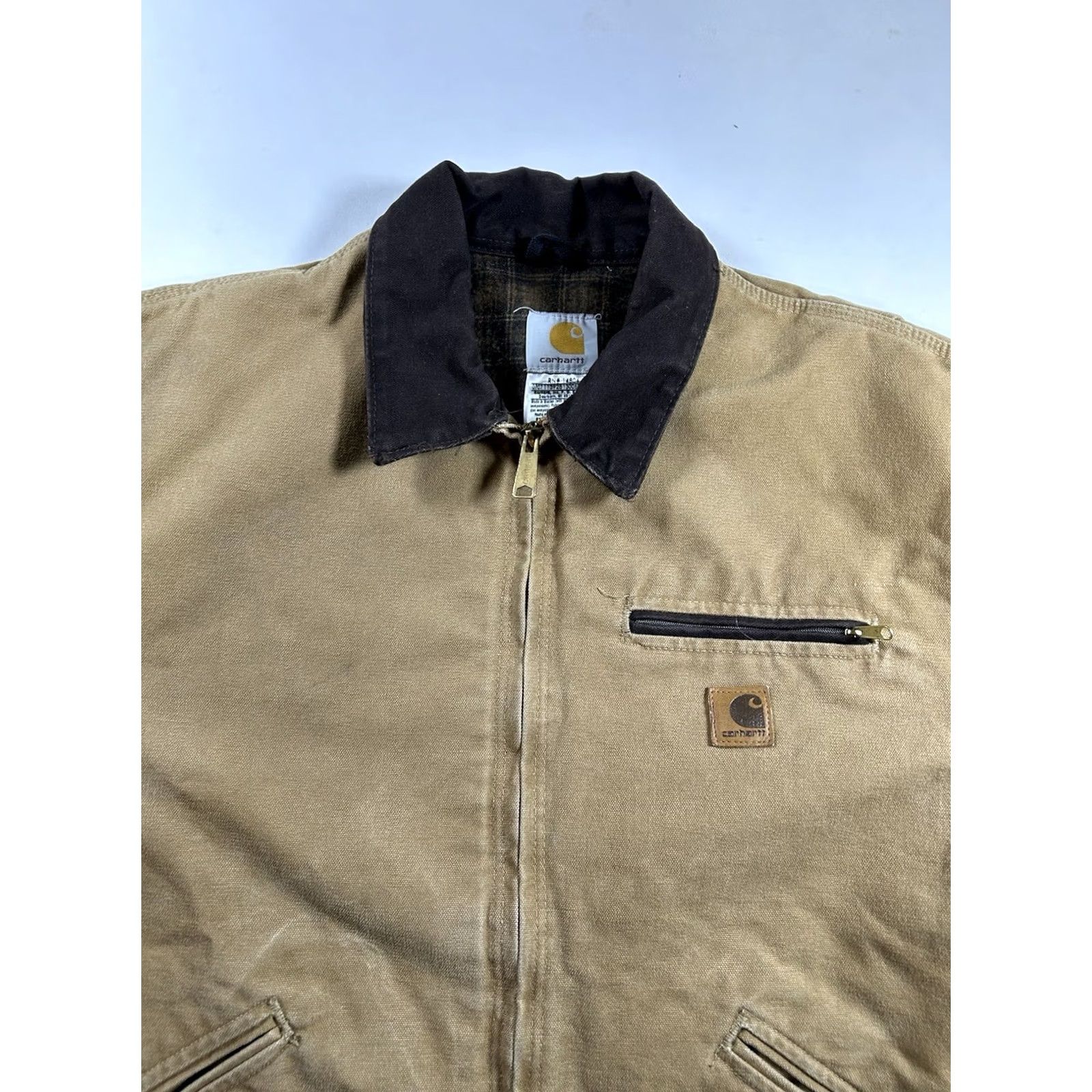 Carhartt Vintage Carhartt Detroit Jacket Blanket Lined J97 CML Mens Size XL 0707 July 07 Size US XL / EU 56 / 4 - 3 Thumbnail