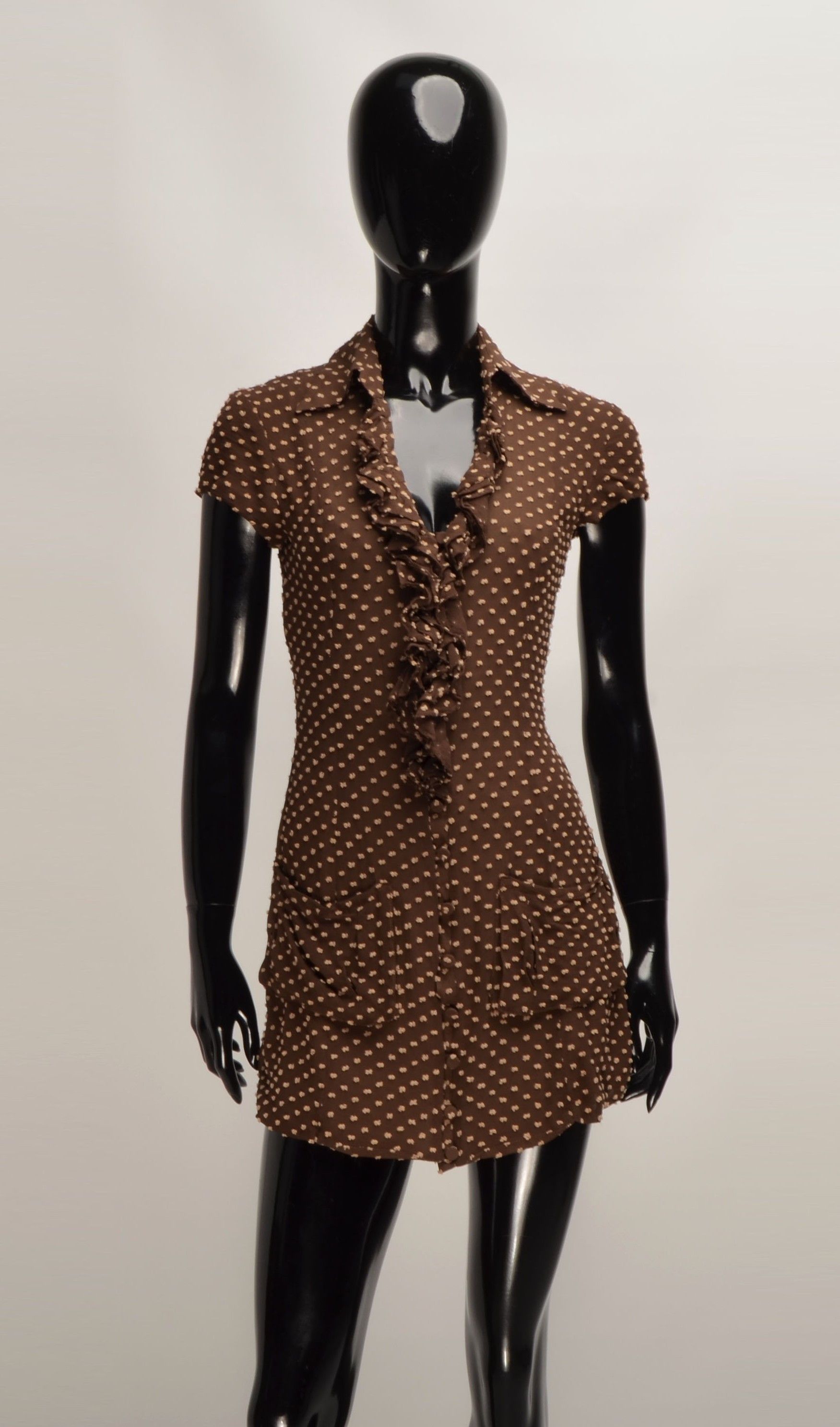 Other Y2K Sass & Bide Silk Mini Dress – Worn by Jessica Simpson Size XS / US 0-2 / IT 36-38 - 1 Thumbnail