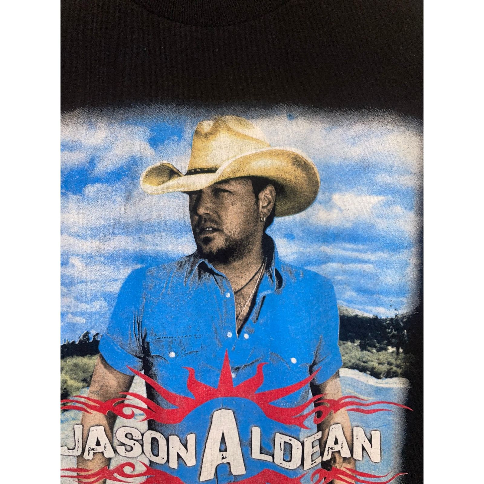 Alstyle 2014 Jason Aldean Burn It Down Tour Country Tee S 2010s Size US S / EU 44-46 / 1 - 4 Thumbnail