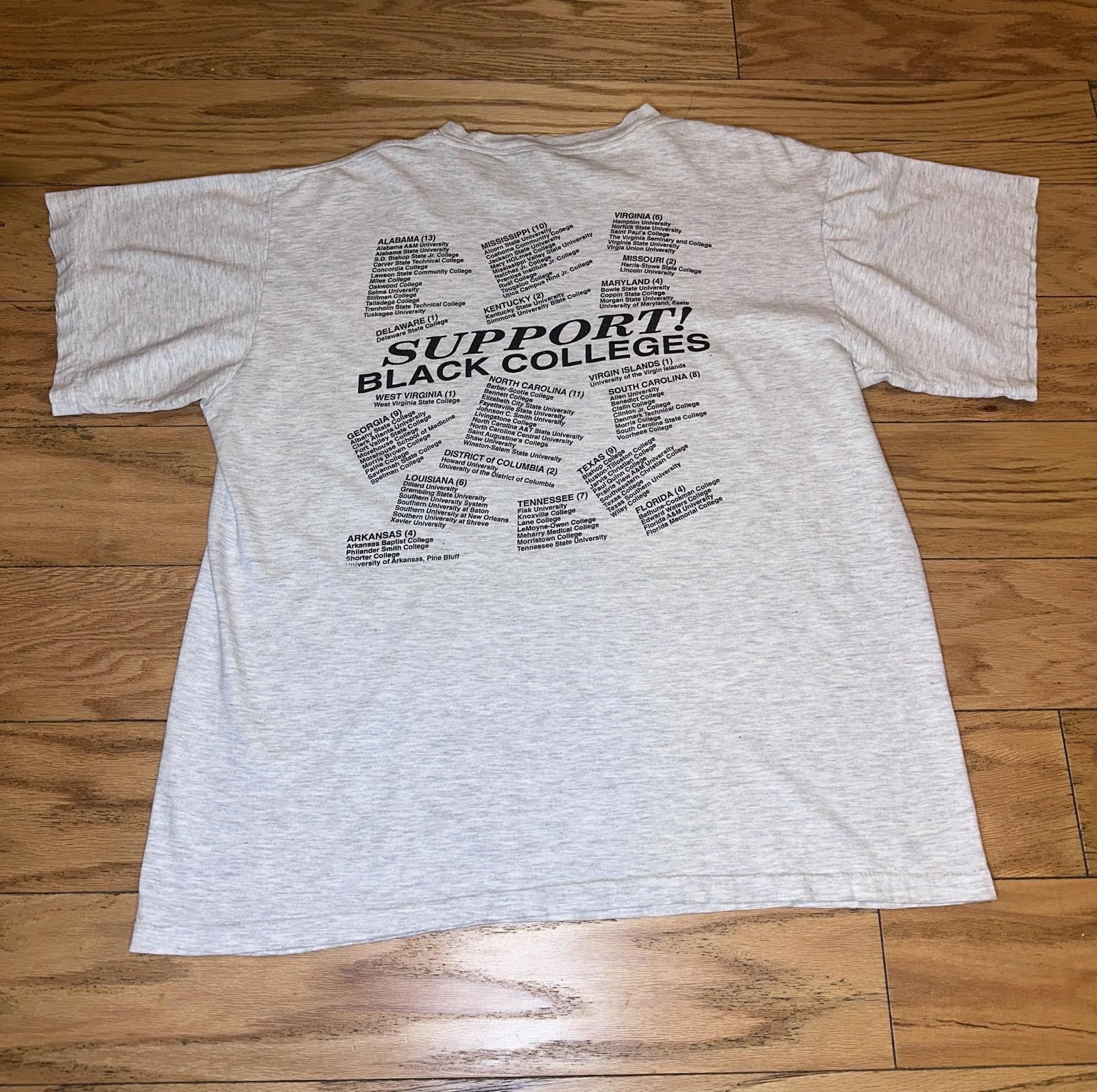 Designer Vintage Black History Mens tshirt 2XL Malcolm X MLK HBCU Size US XXL / EU 58 / 5 - 4 Thumbnail