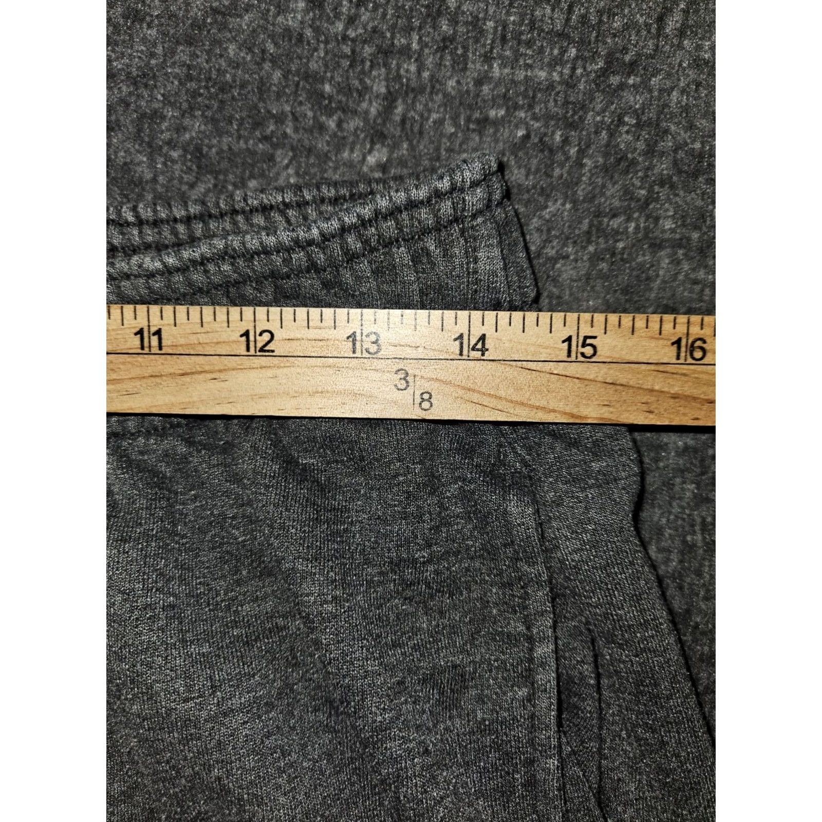 Champion VINTAGE Champion Sweatpants Men's M Gray Elastic Waistband Logo Sports Pants Warm Fleece 30 Inseam Pockets Mens Size US 31 - 3 Thumbnail