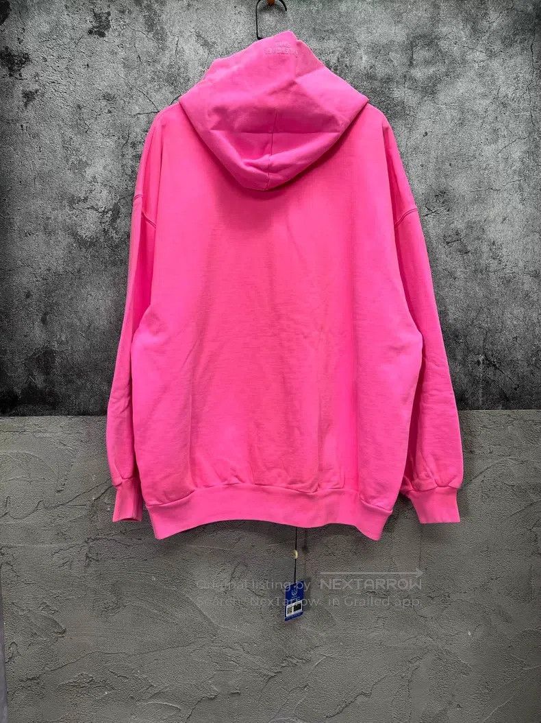 Balenciaga Balenciaga Distressed Embroidered Hooded Jacket Size US S / EU 44-46 / 1 - 2 Thumbnail