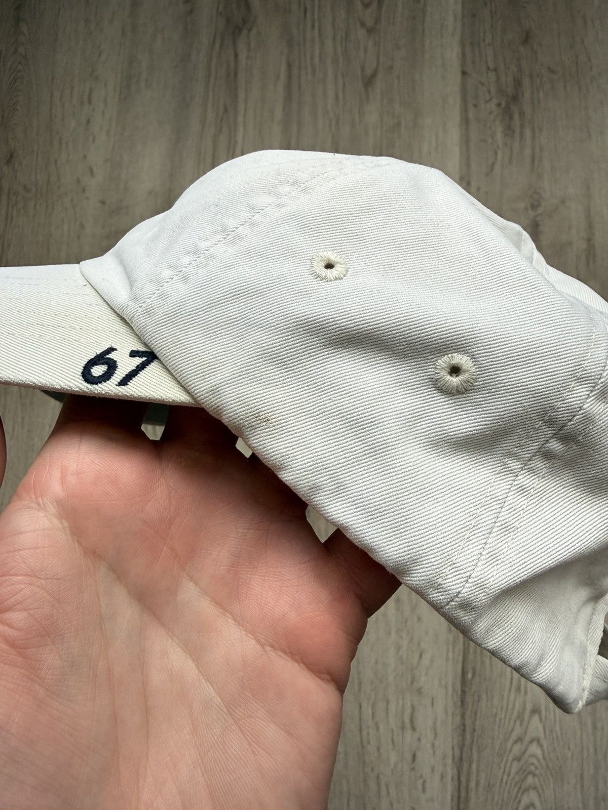 Polo Ralph Lauren Polo Jeans RL Logo Distressed Cap Vintage Ralph Lauren Hat Size ONE SIZE - 5 Thumbnail
