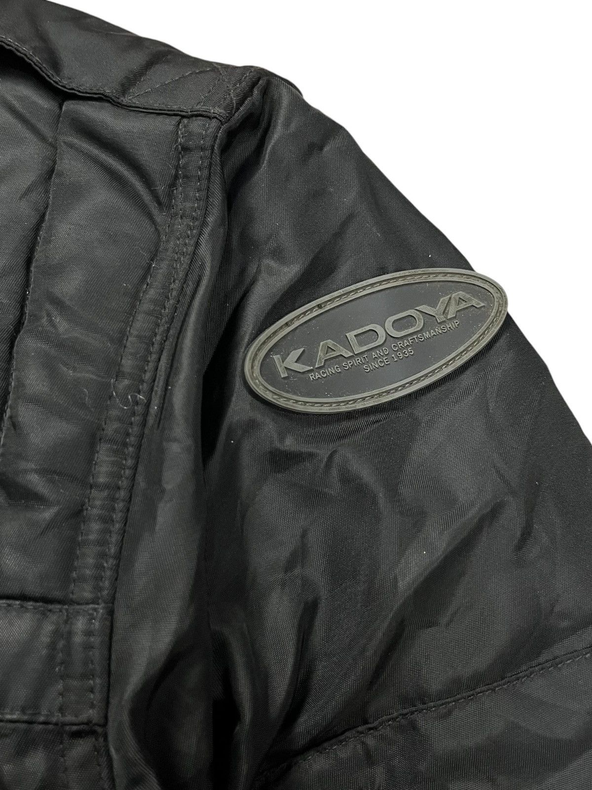 Japanese Brand 1990s Kadoya Full Protector Black Horse Power Riding Jacket Size US M / EU 48-50 / 2 - 11 Thumbnail