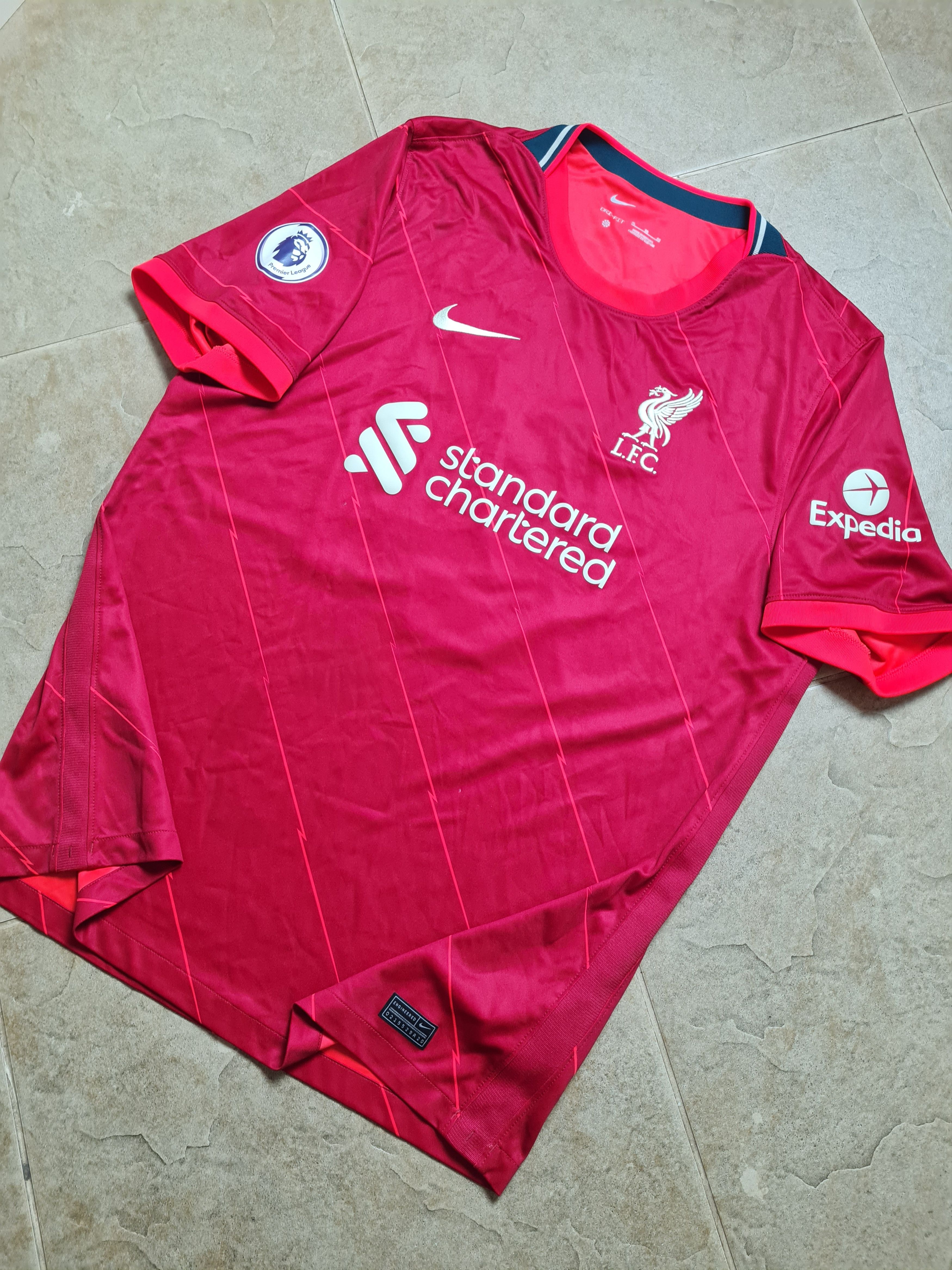 Nike Sooccer Liverpool 2021/22 Home Match Jersey #21Ahmad.S Nike Size US XL / EU 56 / 4 - 12 Thumbnail