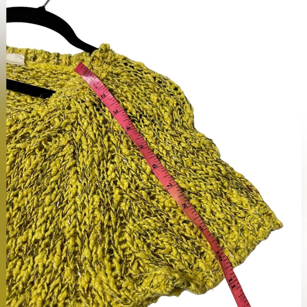 Designer Anthropologie l MOTH Yellow Sweater Dress Medium Size M / US 6-8 / IT 42-44 - 6 Thumbnail