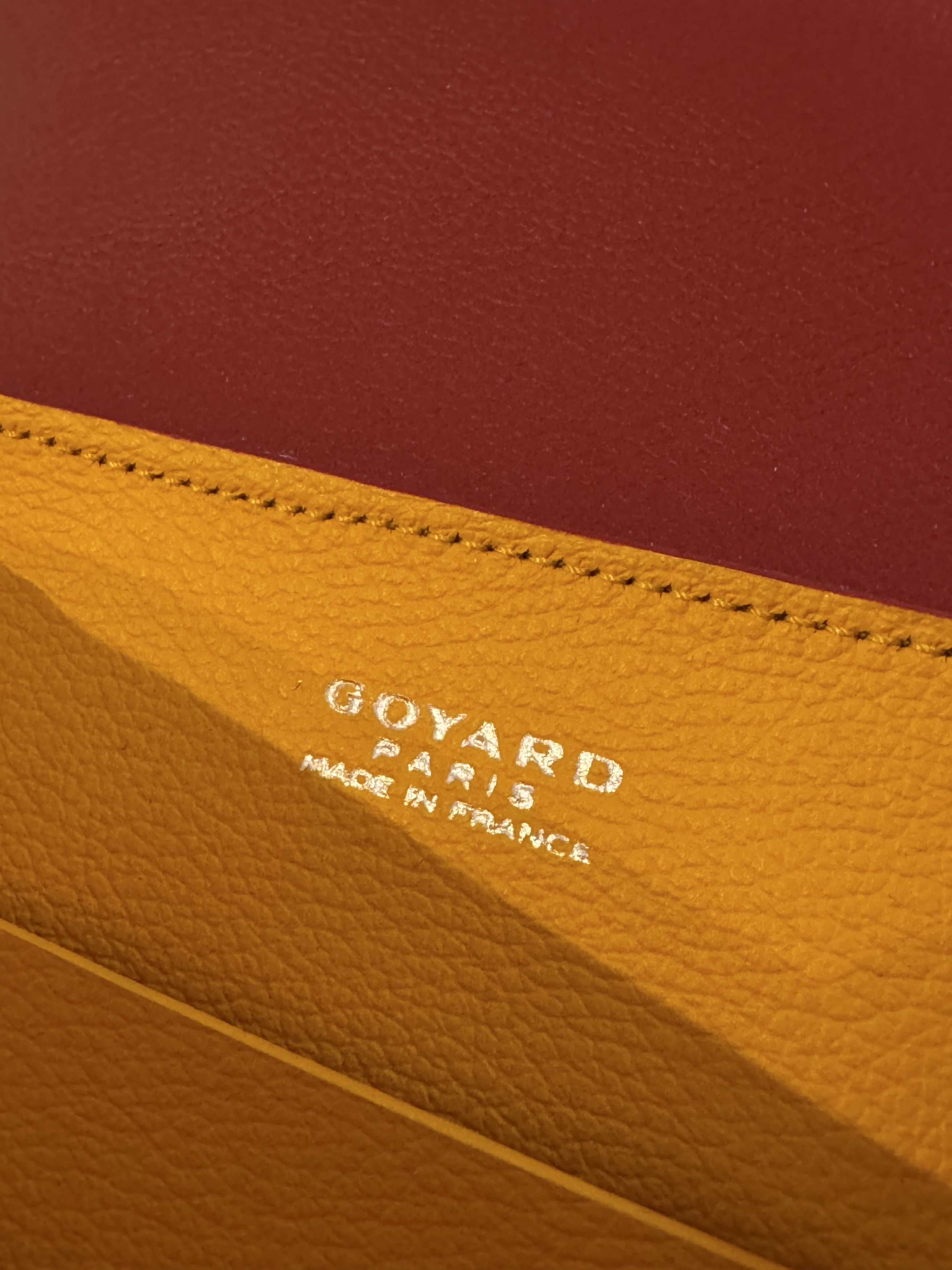 Goyard GOYARD Goyardine Saigon PM Red Size ONE SIZE - 11 Thumbnail