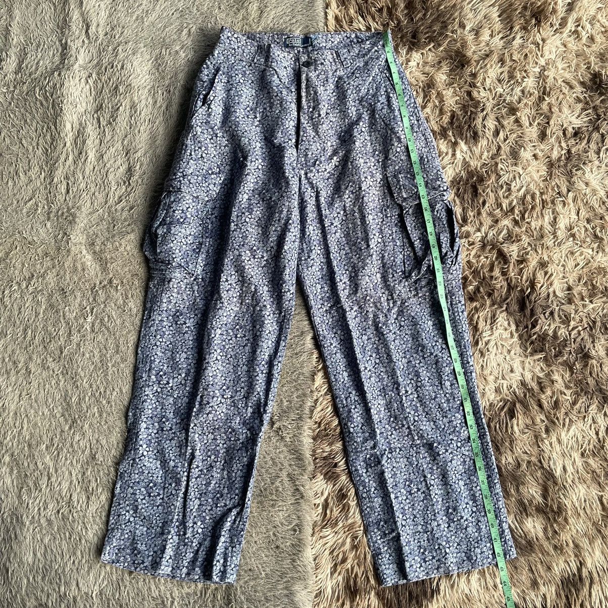 Vintage RARE Vintage Polo flowers print cargo pants Size US 32 / EU 48 - 10 Thumbnail