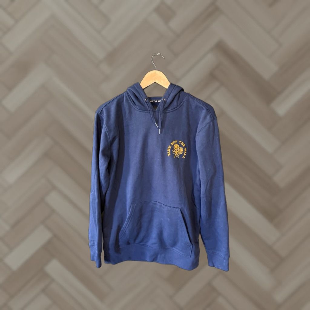 Vans Vans Mens Blue Pullover Off The Wall Graphic Hoodie Size Small Size US S / EU 44-46 / 1 - 1 Thumbnail