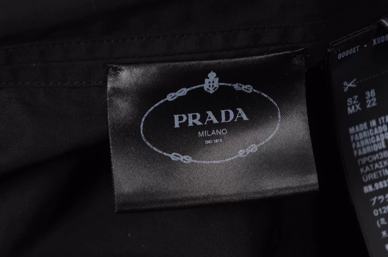 Prada Prada Women's Shirt Dress Size XS / US 0-2 / IT 36-38 - 2 Thumbnail