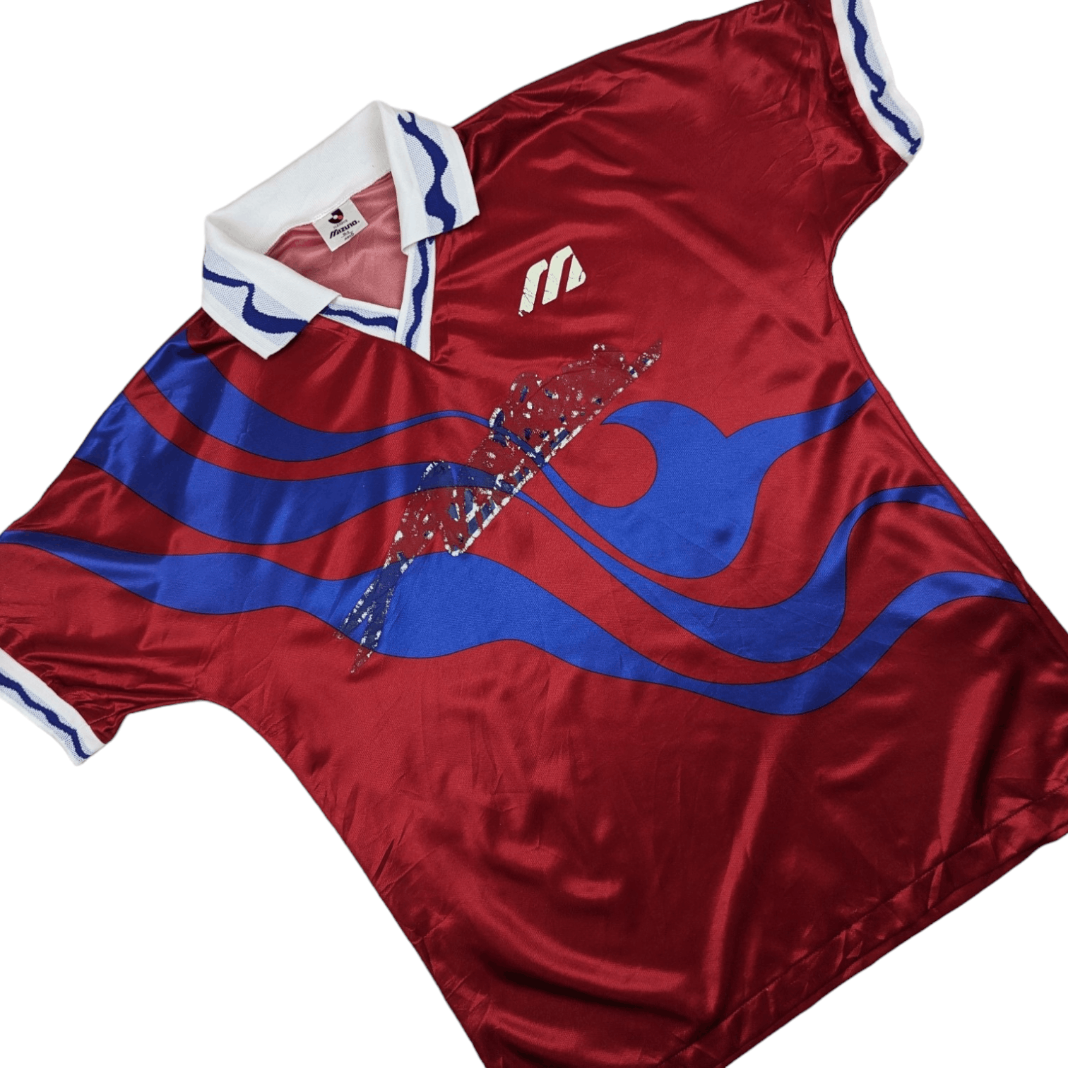 Mizuno Vintage 1993 KASHIMA ANTLERS Soccer Football Jersey Zico Size US L / EU 52-54 / 3 - 4 Thumbnail