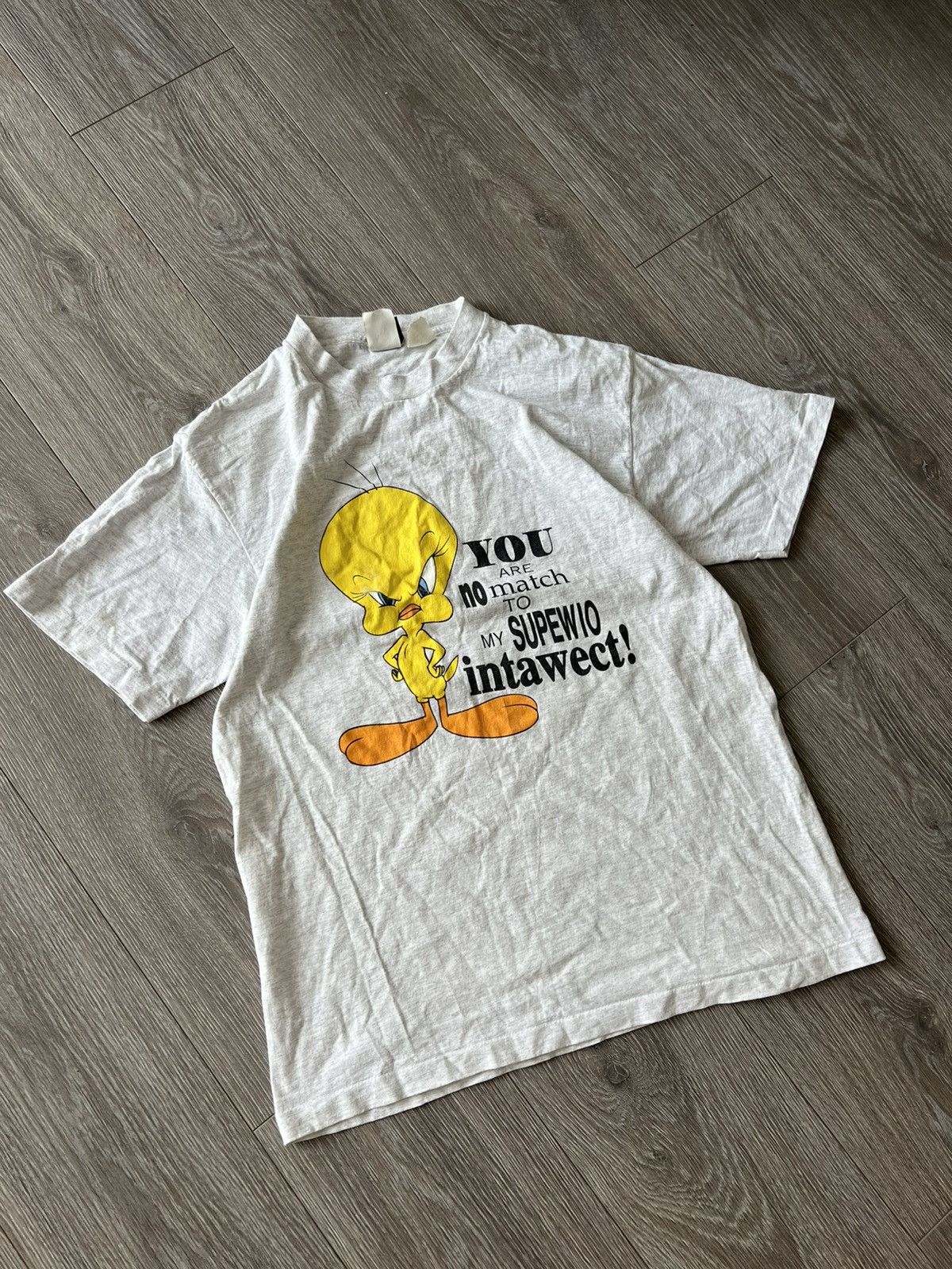 Cartoon Network × Vintage Vintage 1995 Looney Tunes Tweety Bird Cartoon Funny T Shirt Size US L / EU 52-54 / 3 - 3 Thumbnail