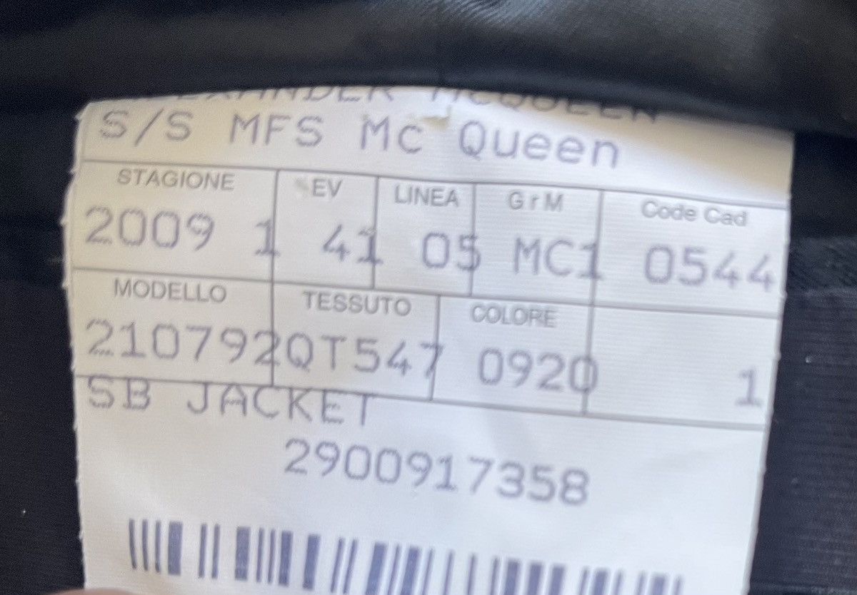 Alexander McQueen Alexander McQueen Black/Beige Single-Breasted Jacket Size US M / EU 48-50 / 2 - 15 Thumbnail