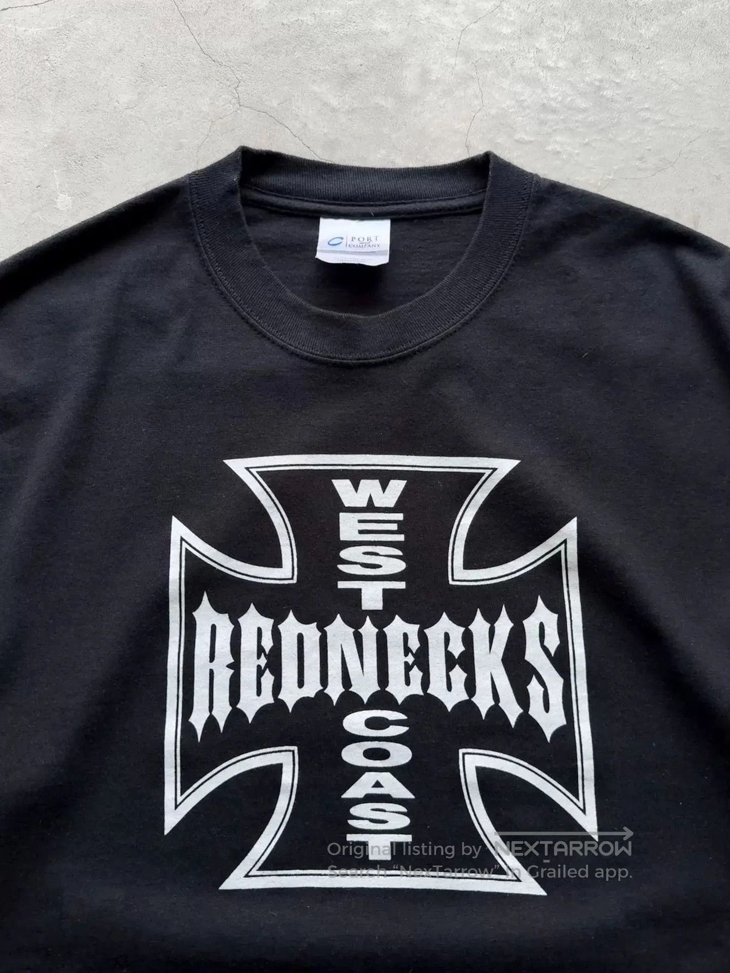 Vintage Vintage 00s West Coast Choppers Rednecks Tee. Size US L / EU 52-54 / 3 - 3 Thumbnail