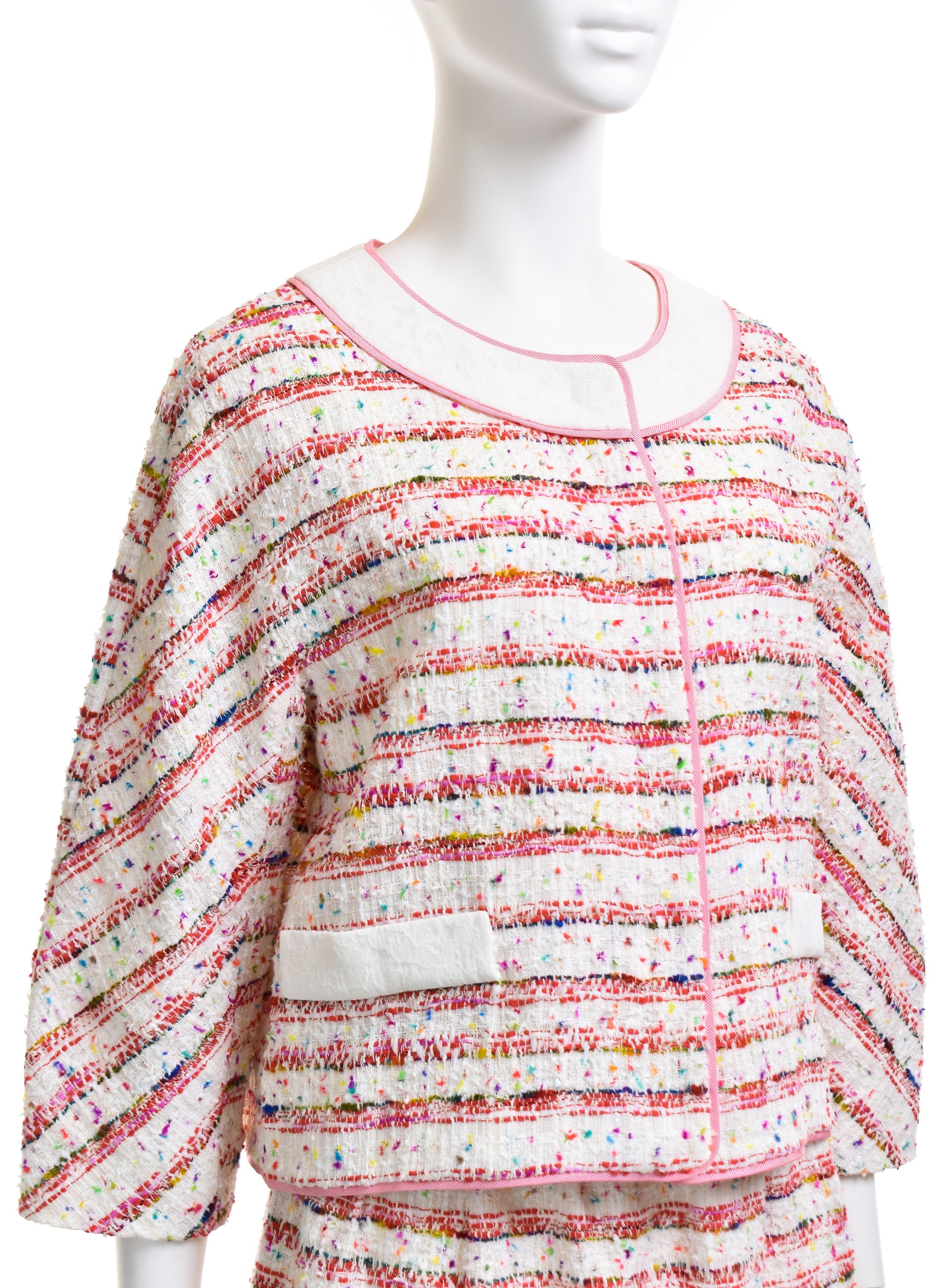 Moschino MOSCHINO BOUTIQUE Tweed Suit Blazer Jacket 10US Size L / US 10 / IT 46 - 4 Thumbnail