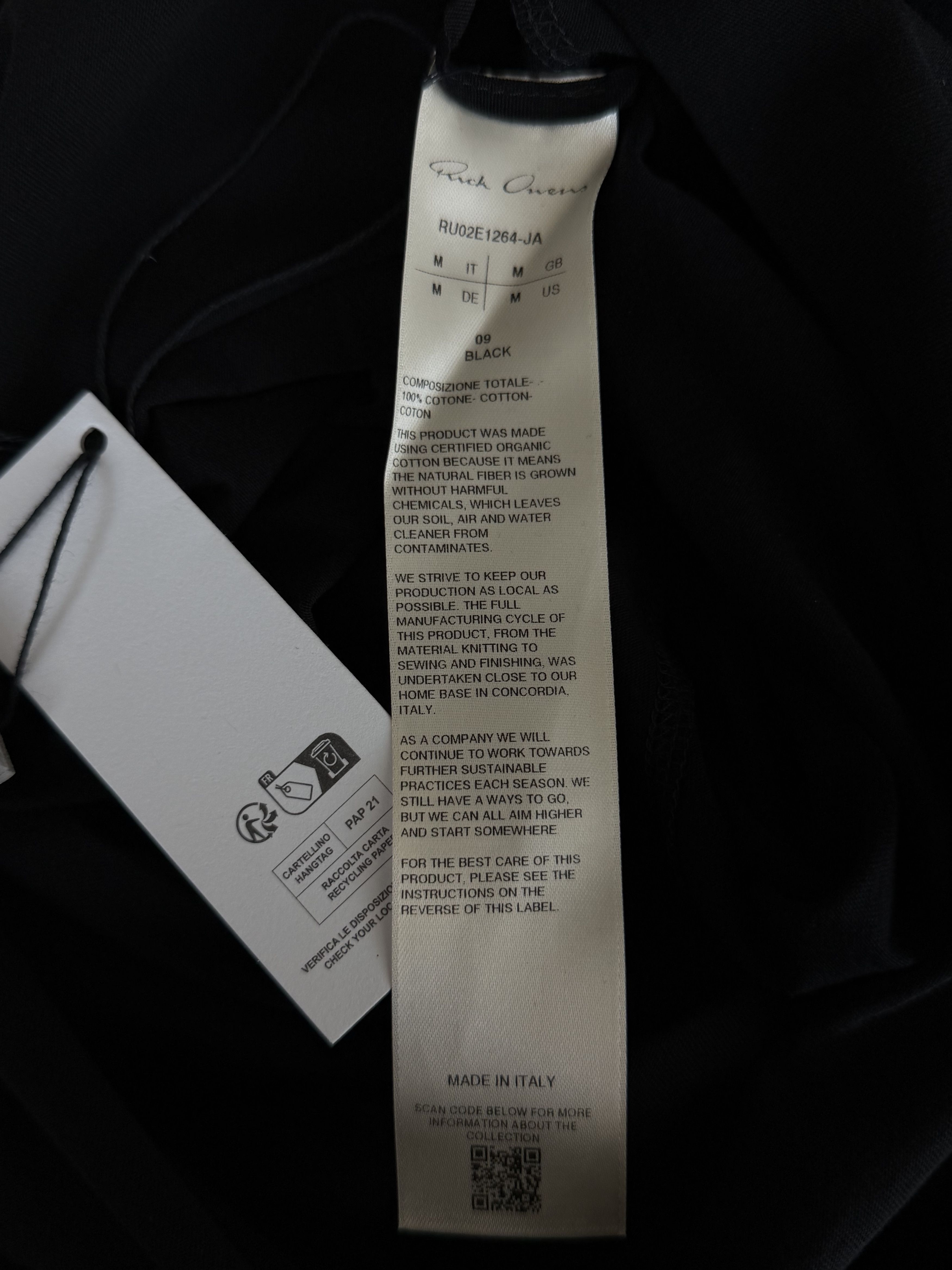 Rick Owens Rick Owens Black Level T-Shirt Size US M / EU 48-50 / 2 - 3 Thumbnail