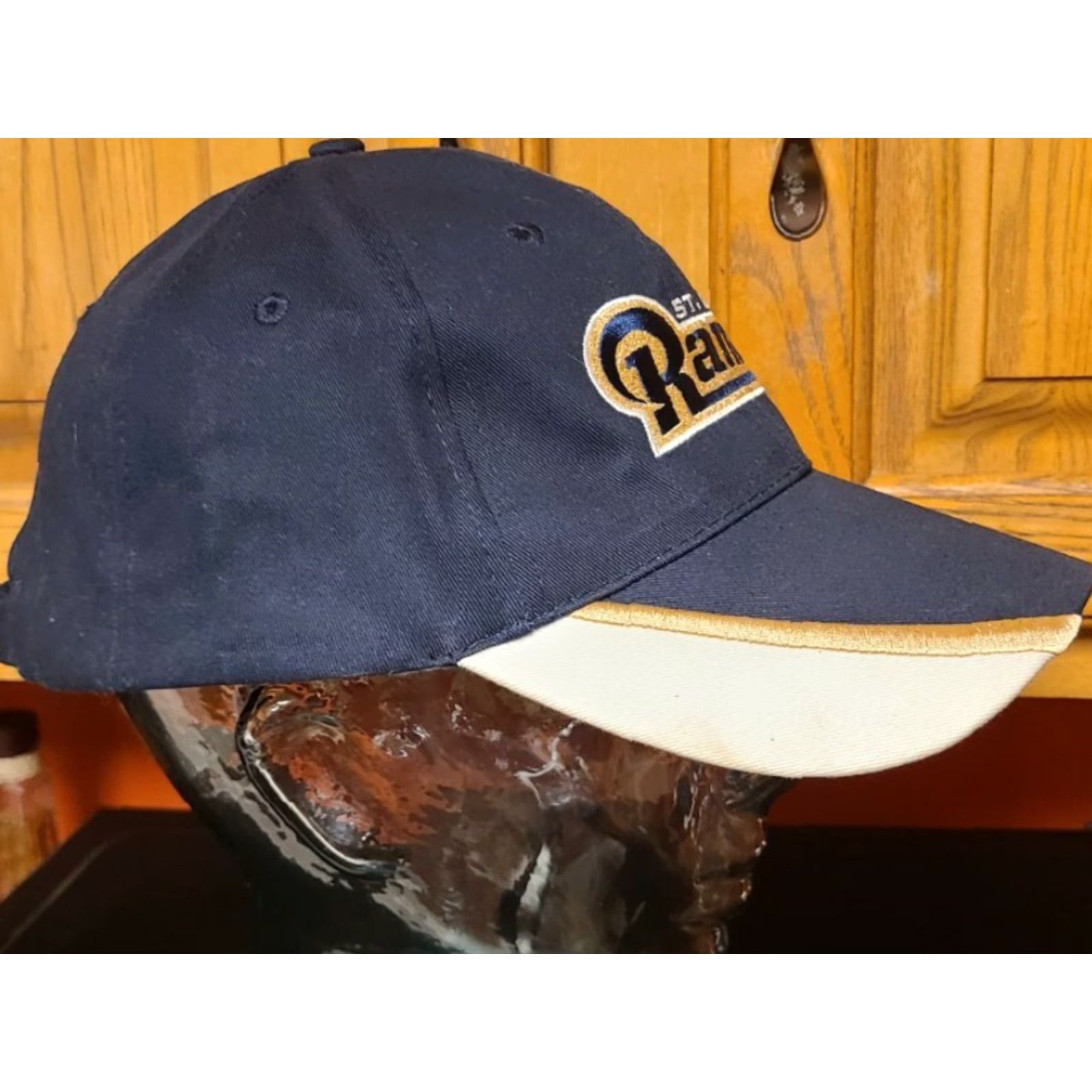 NFL K-Products St Louis Rams 2006 Edward Jones NFL Adjustable Strapback Hat Cap LA Size ONE SIZE - 3 Thumbnail