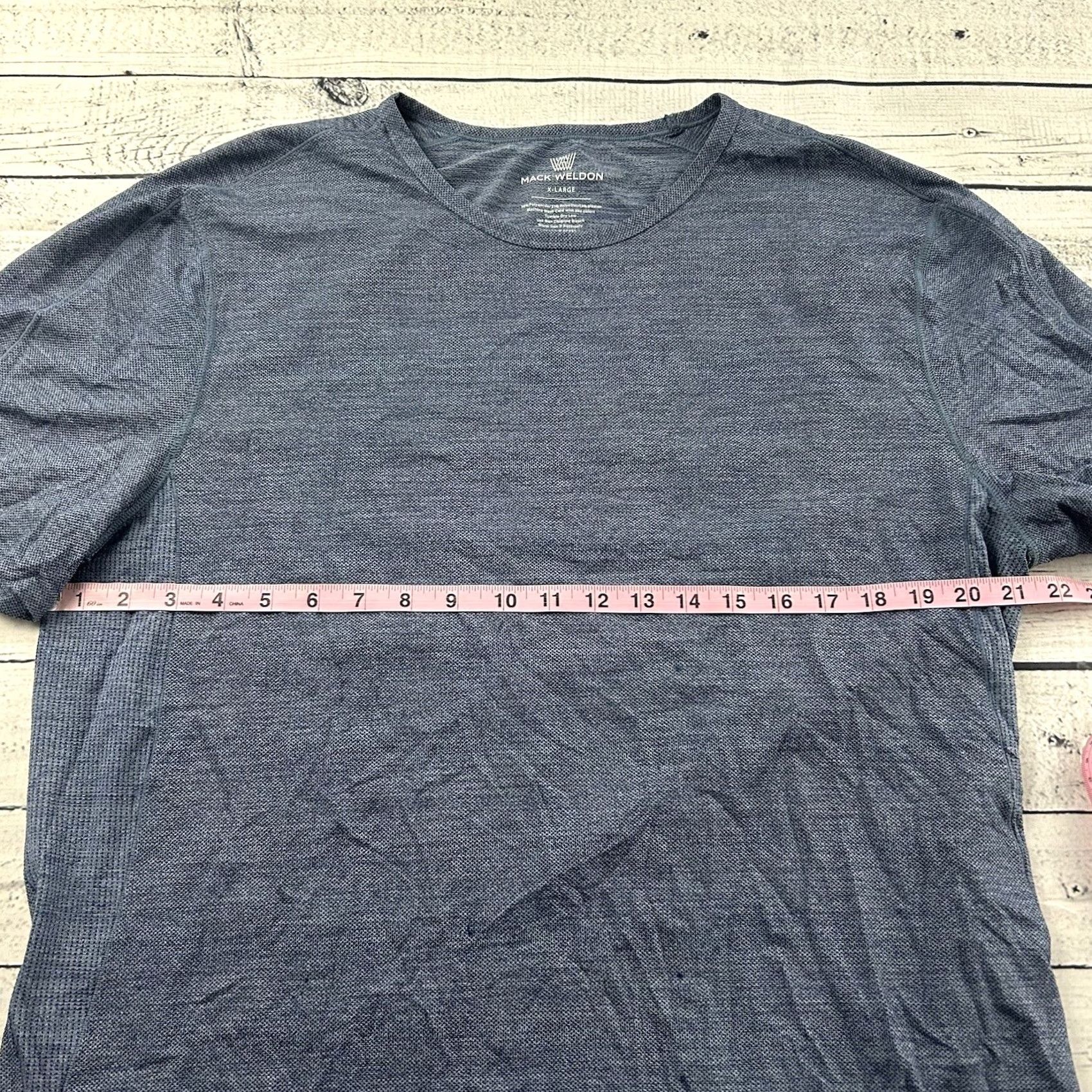 Vintage Mack Weldon Short Sleeve T-Shirt Athletic XL Blue Mens Size US XL / EU 56 / 4 - 4 Thumbnail