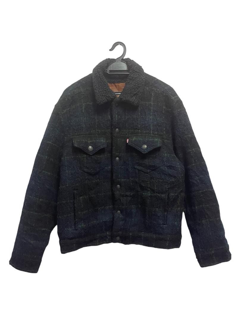 Levi's Levi's Navy Vintage Fit Sherpa Jacket Size US M / EU 48-50 / 2 - 2 Thumbnail