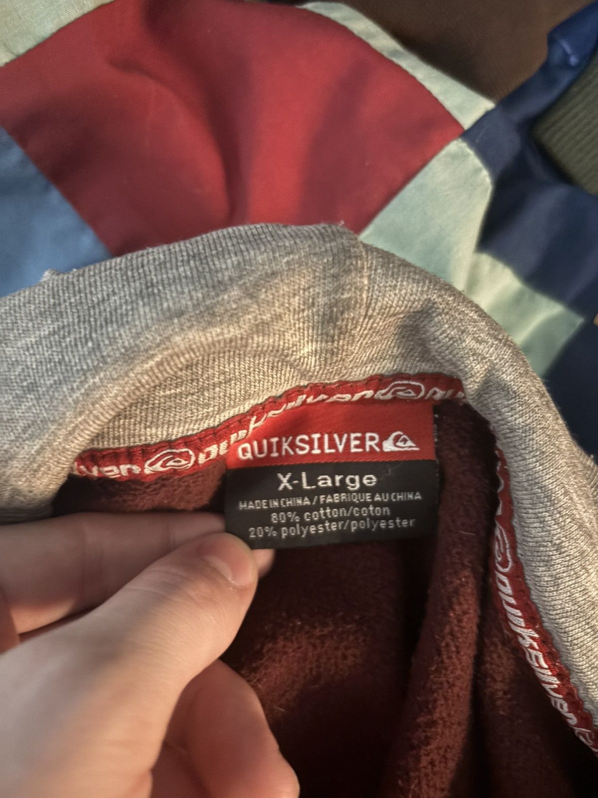 Quiksilver Y2K boxy quicksilver hoodie Size US XL / EU 56 / 4 - 3 Thumbnail