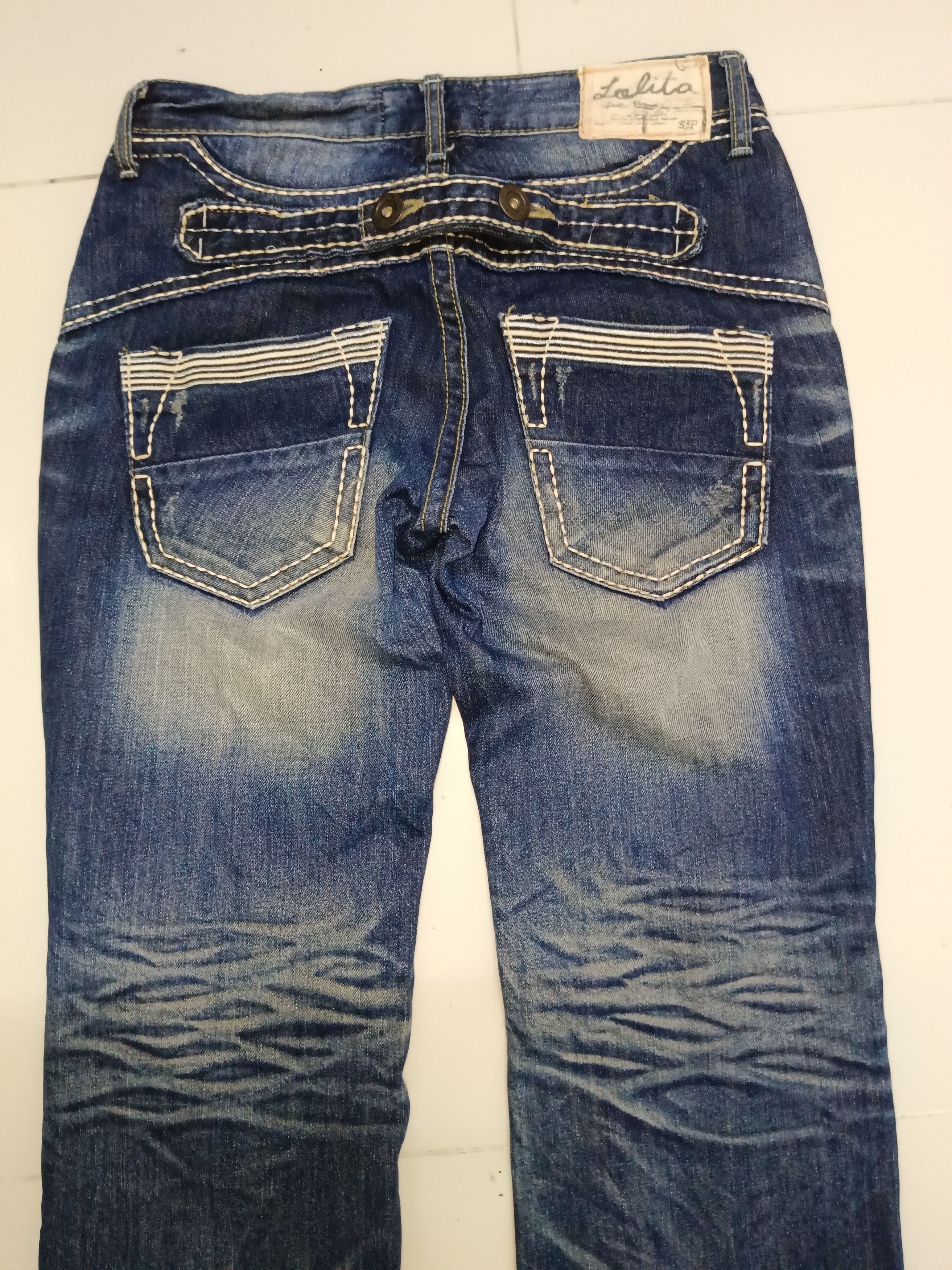 14th Addiction × If Six Was Nine Japanese Goctic Punk Lolita Jeans Y2K Size US 31 - 7 Thumbnail