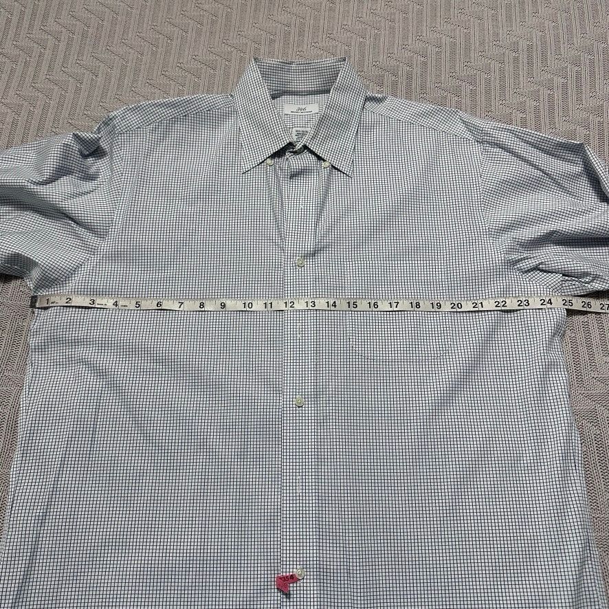 Brooks Brothers Brooks Brothers navy micro plaid button down size 16.5 Size US L / EU 52-54 / 3 - 6 Thumbnail