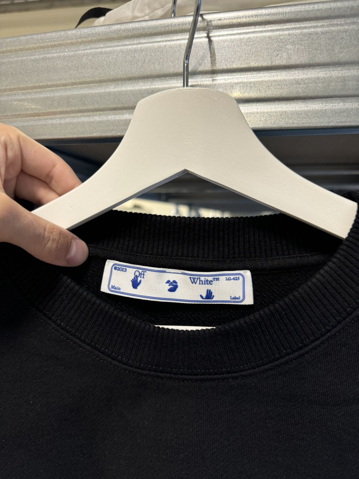 Off-White Off-White Logo Sweatshirt NEW 650$ Size US M / EU 48-50 / 2 - 2 Thumbnail