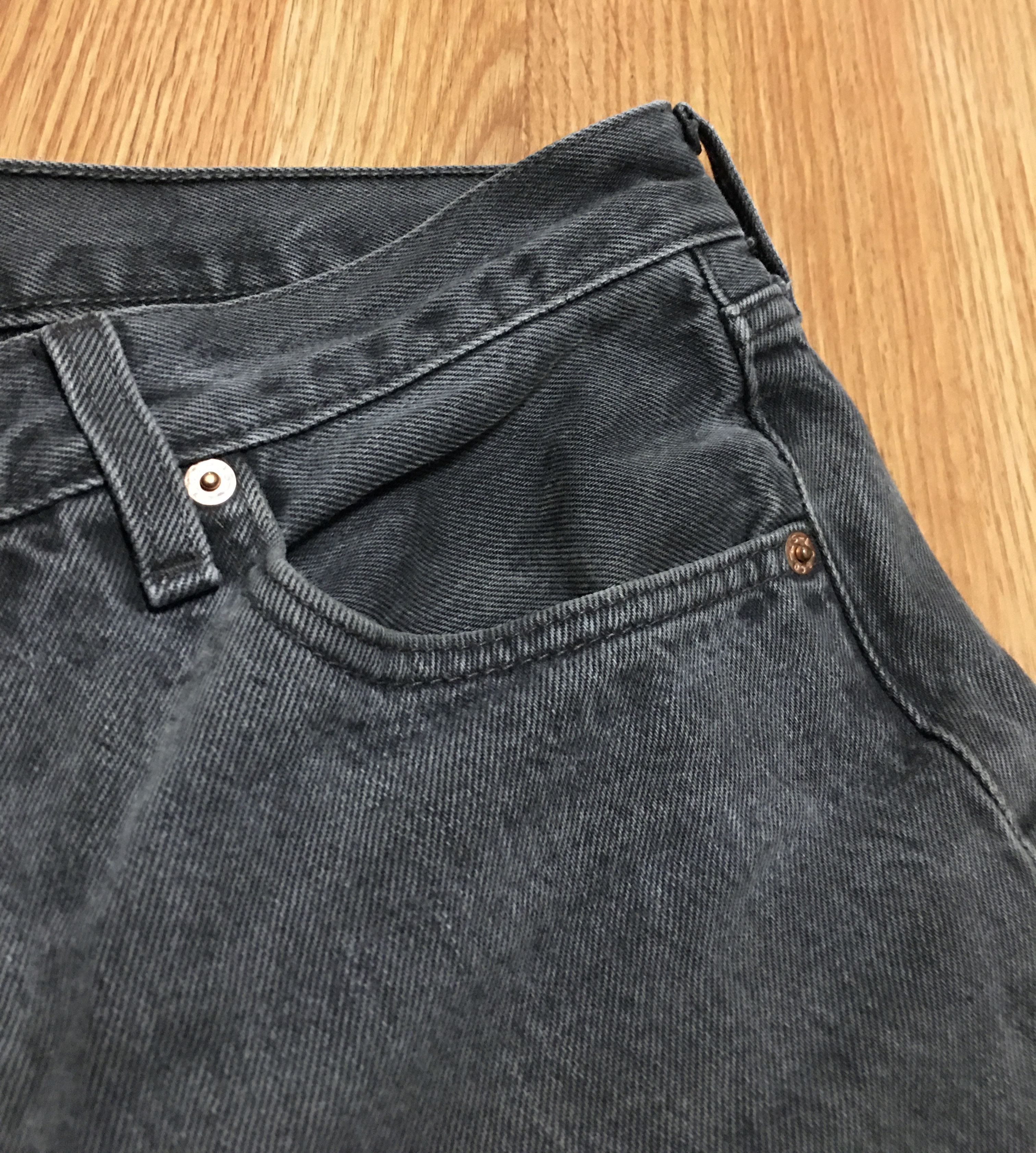 Levi's Vintage USA 1990s Levis 501-0660 Gray Jeans Pants W33 L34 Size US 34 / EU 50 - 4 Thumbnail