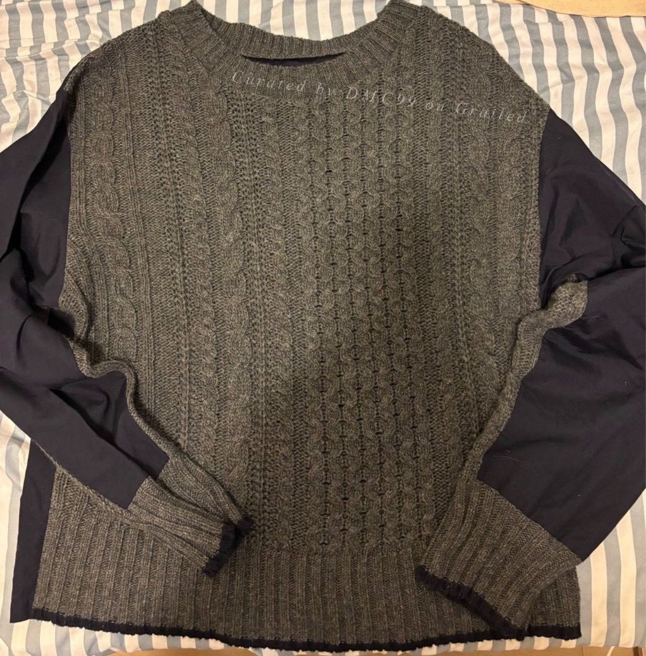 Yohji Yamamoto Y's Yohji Yamamoto Spliced Sweater Size US M / EU 48-50 / 2 - 1 Thumbnail