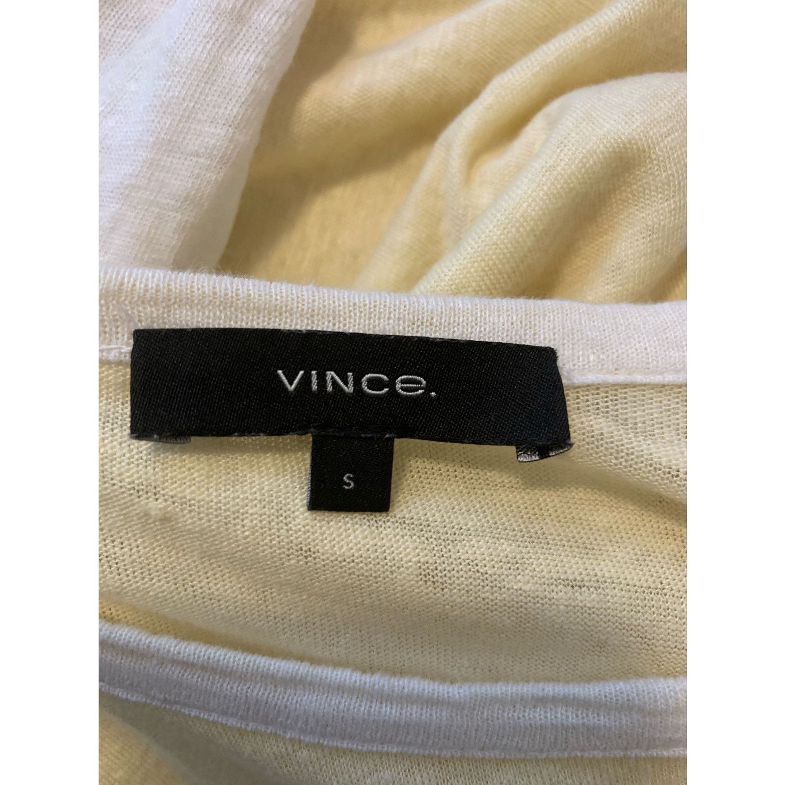 Vince Vince yellow crew neck Henley T shirt size Small Size S / US 4 / IT 40 - 3 Thumbnail