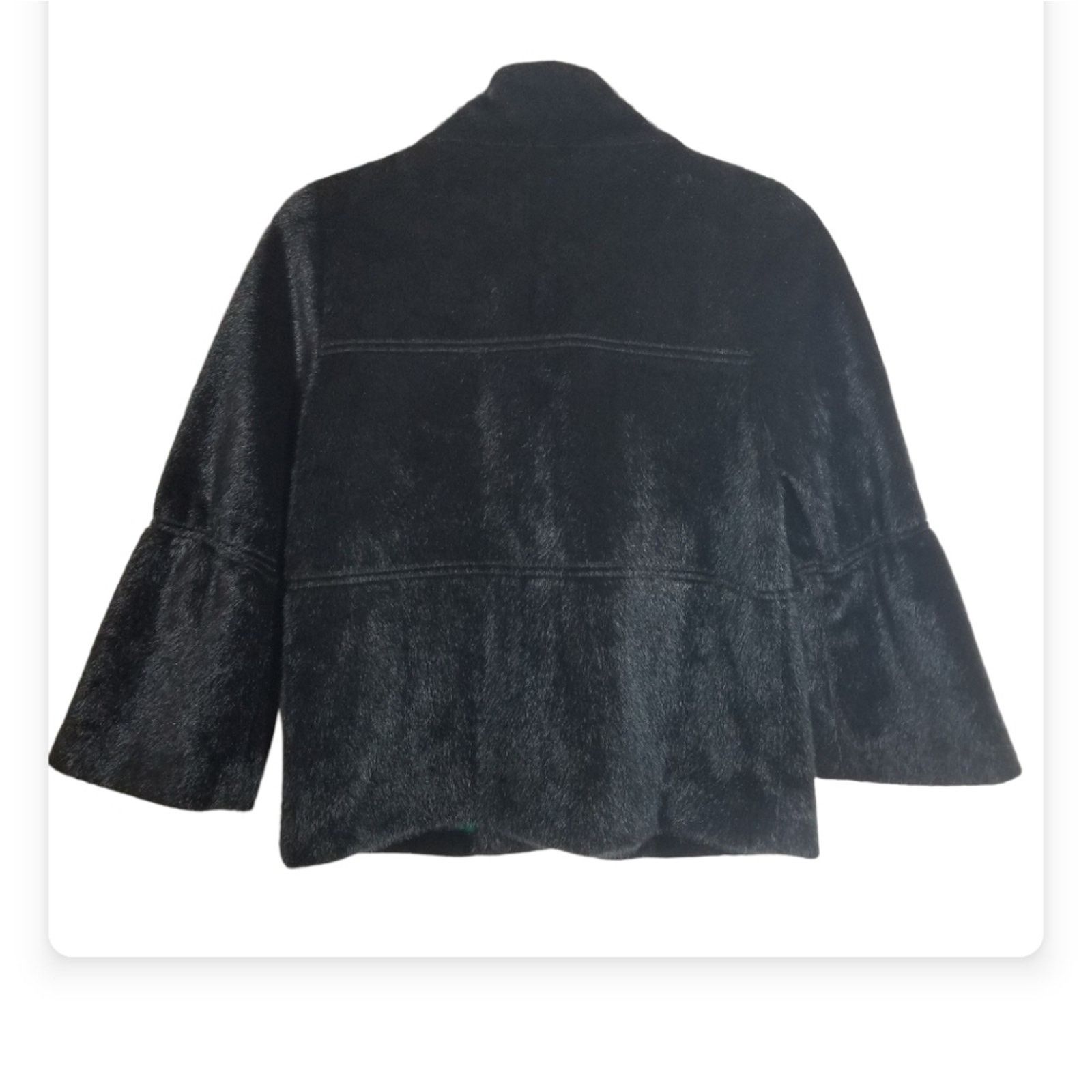 Other Wanko Dark Green Faux Fur Jacket Size S / US 4 / IT 40 - 2 Thumbnail
