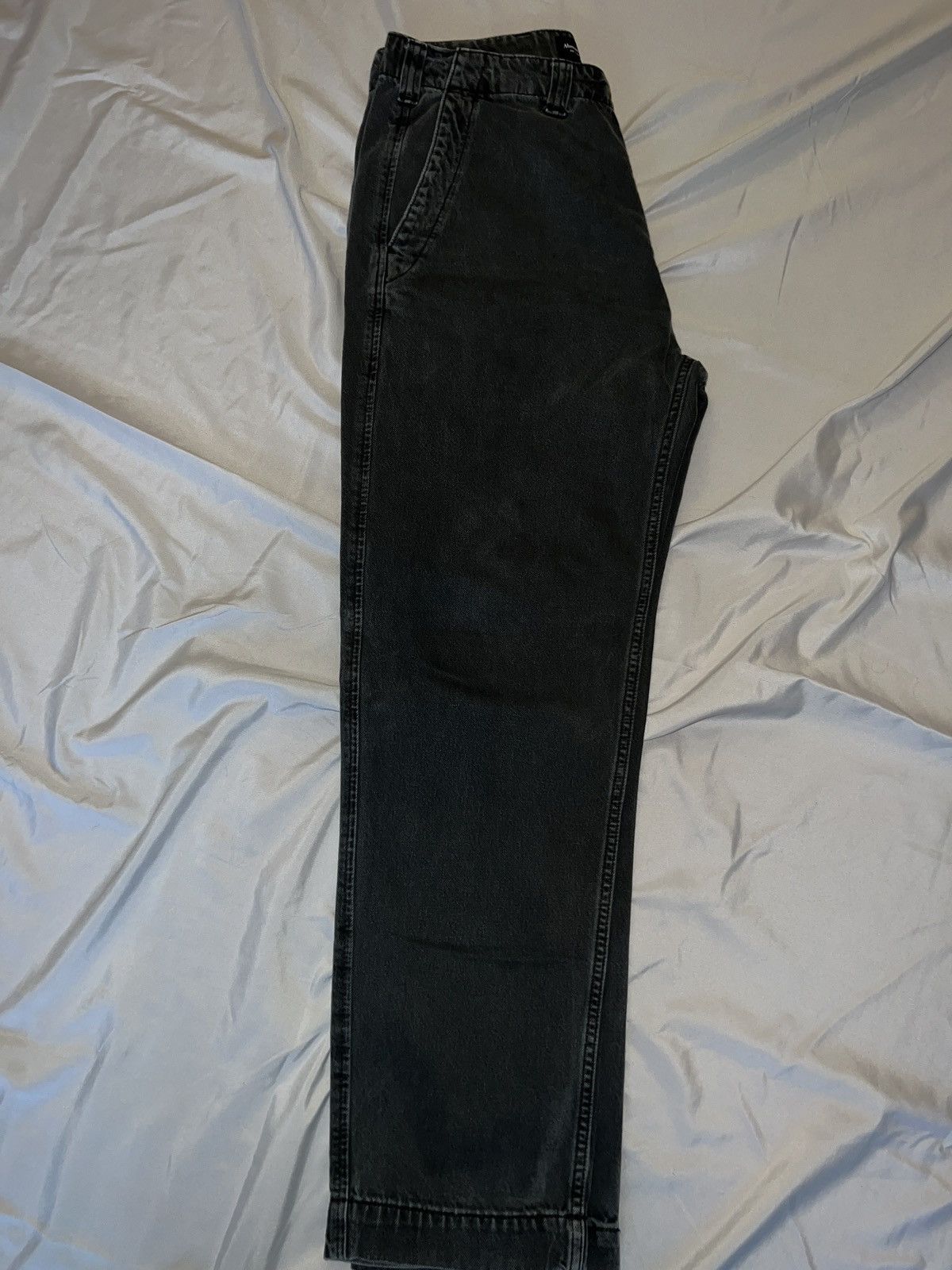 Abercrombie & Fitch A&F Loose Black Wash Jean Size US 31 - 3 Thumbnail
