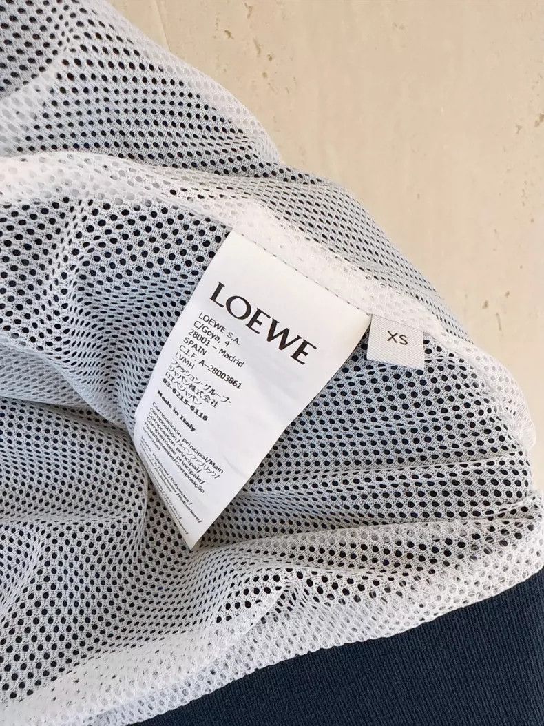 Loewe LOEWE Navy blue high collar sportswear jacket Size XS / US 0-2 / IT 36-38 - 8 Thumbnail
