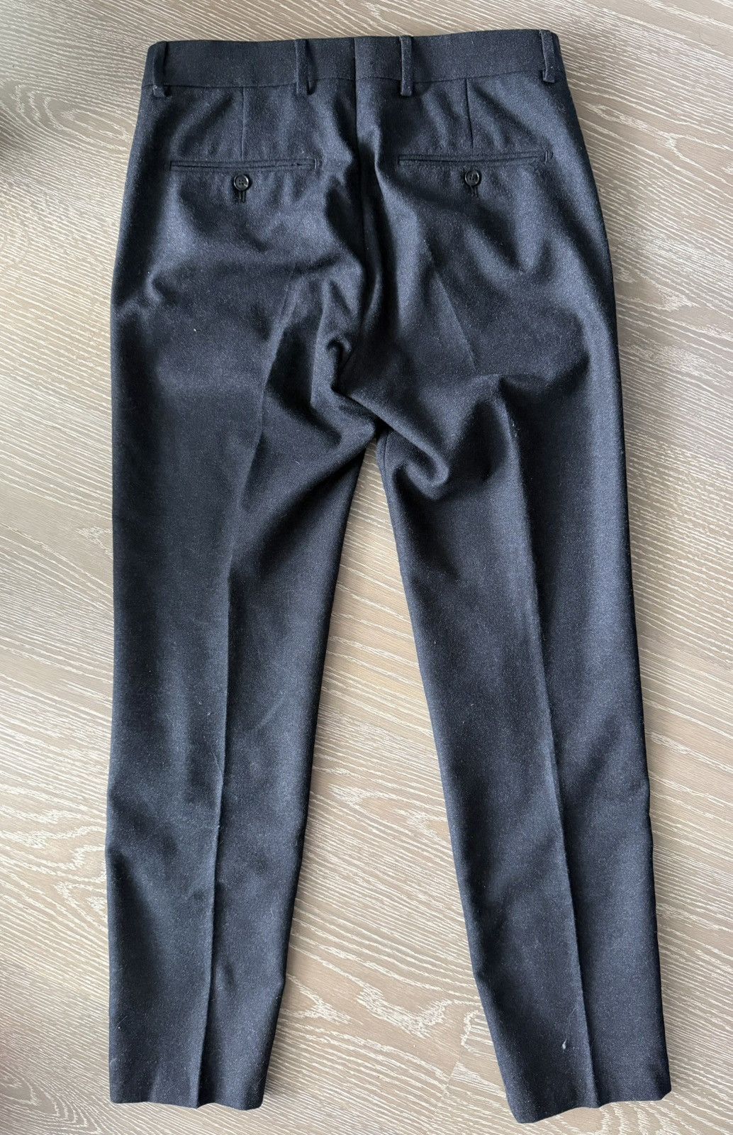 Tiger of Sweden Navy Wool Flannel Trousers Size US 30 / EU 46 - 4 Thumbnail