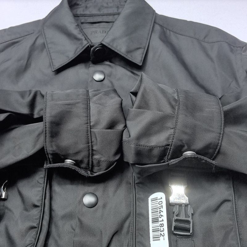 Prada Prada Black Long Sleeve Logo Shirt-2506 Size US XS / EU 42 / 0 - 4 Thumbnail