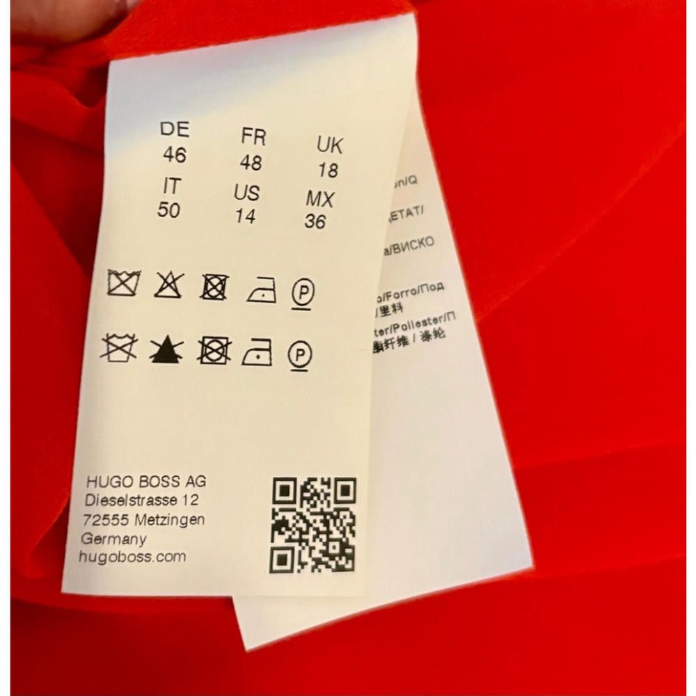 Hugo Boss Hugo Boss NEW WITH TAGS! Red Tank Blouse Size XL / US 12-14 / IT 48-50 - 6 Thumbnail
