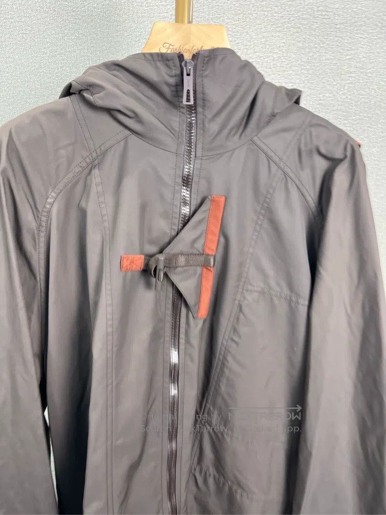 Hermes Hermes Patchwork Long Sleeve Hooded Windbreaker Size XS / US 0-2 / IT 36-38 - 3 Thumbnail